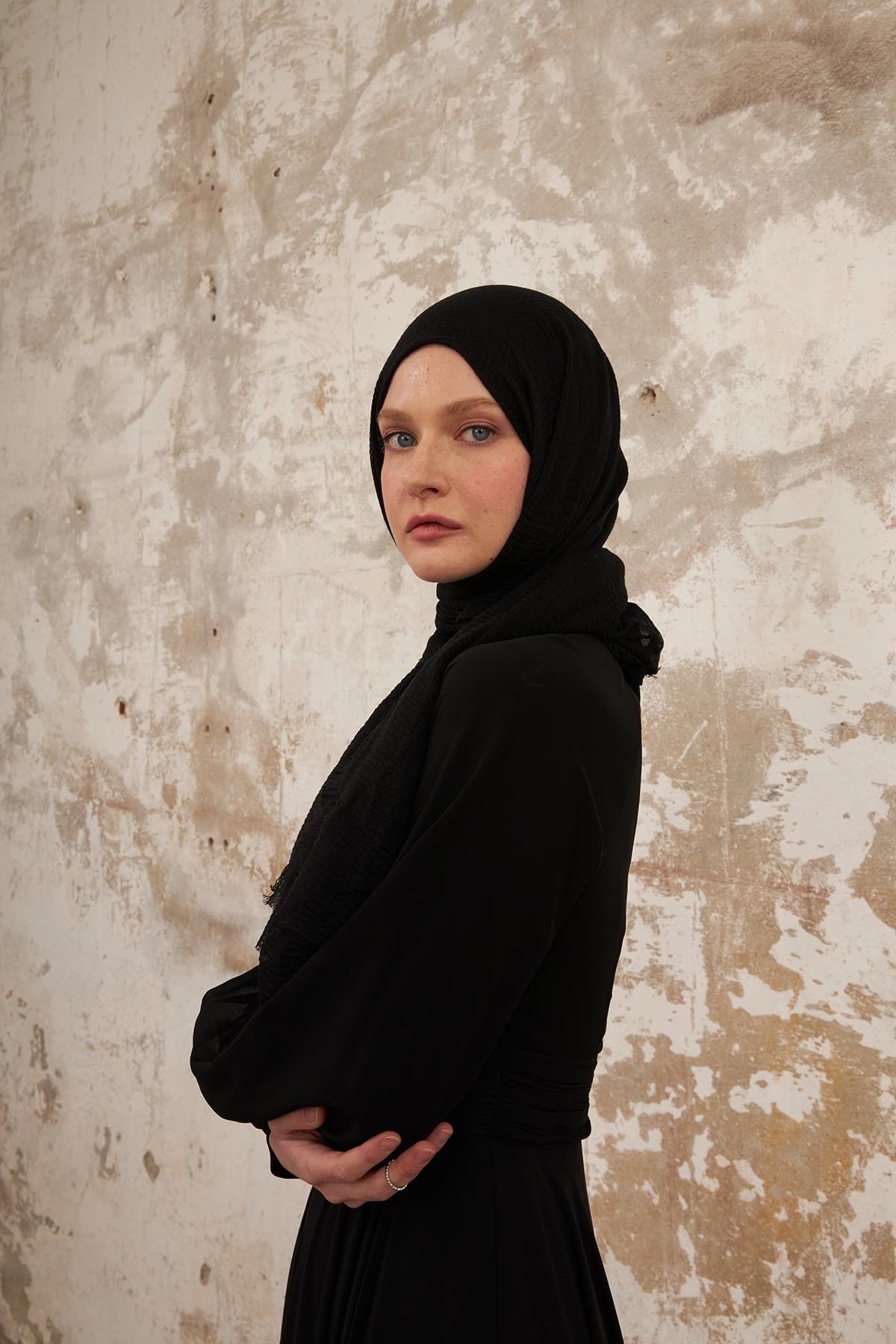 BÜRÜMCÜK ŞAL - SİYAH