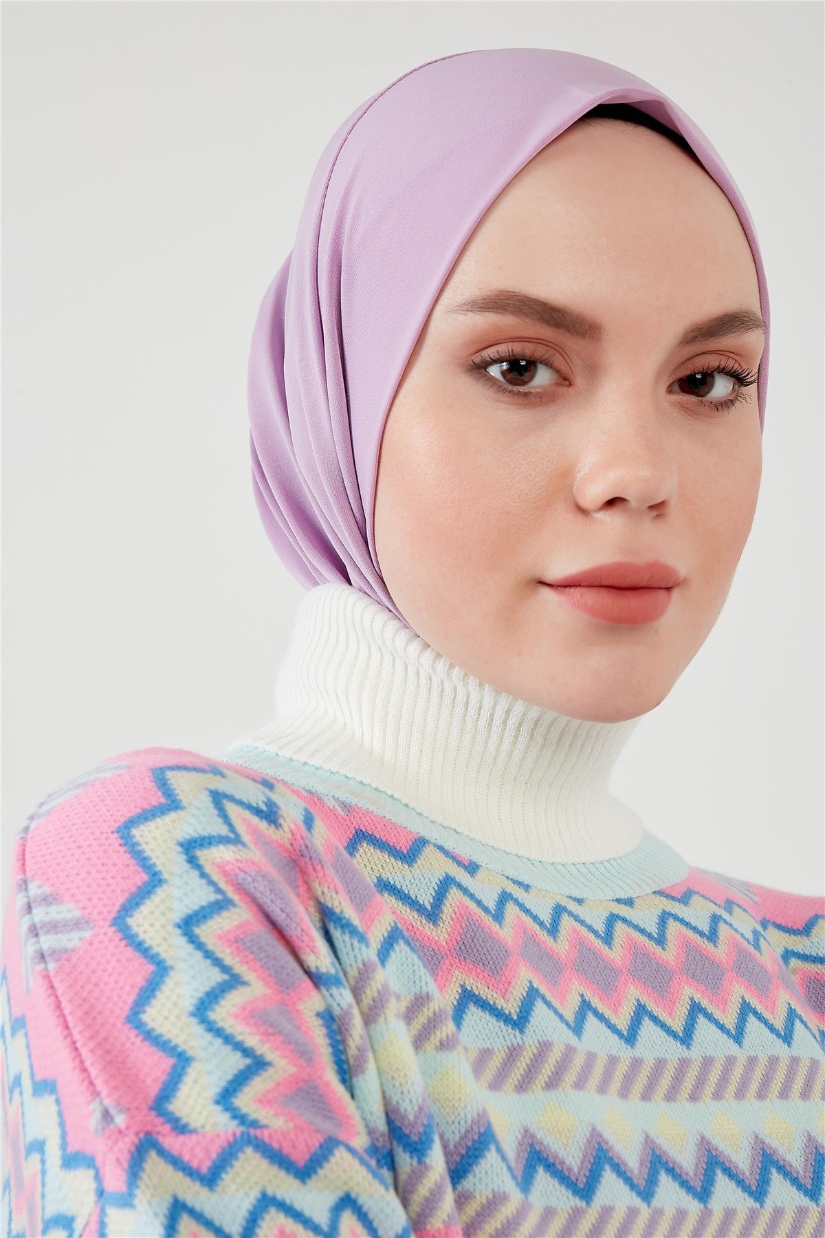 Çıtçıtlı Bone Lila