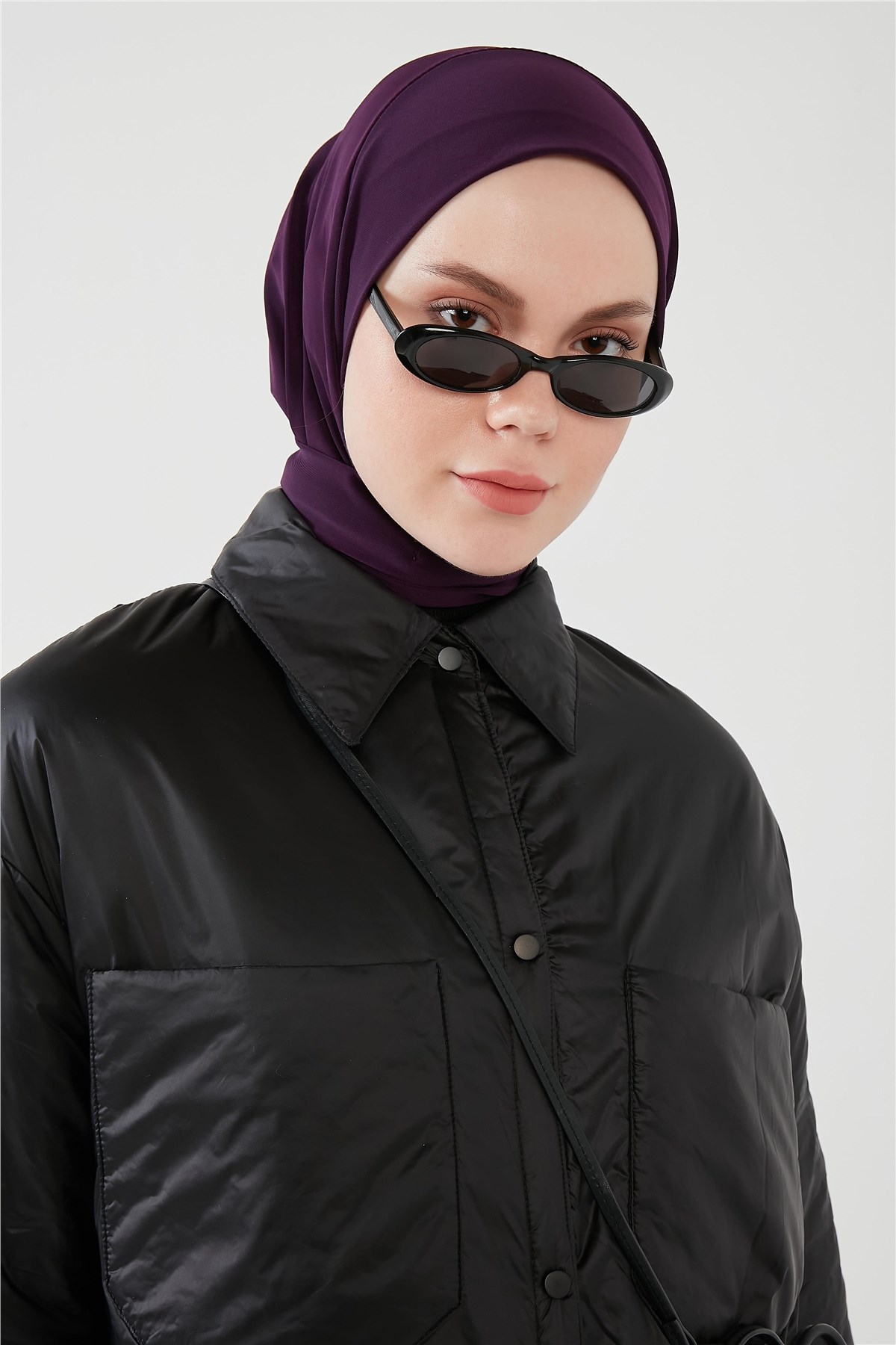 Çıtçıtlı Bone Patlıcan Moru