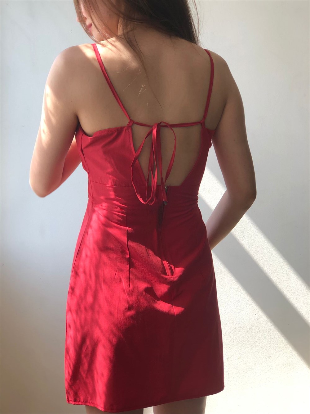 Kırmızı Mini Elbise