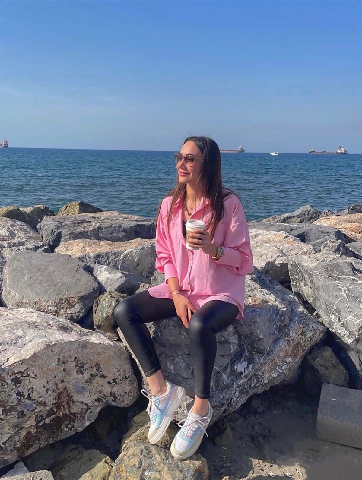 Pembe Cotton Gömlek