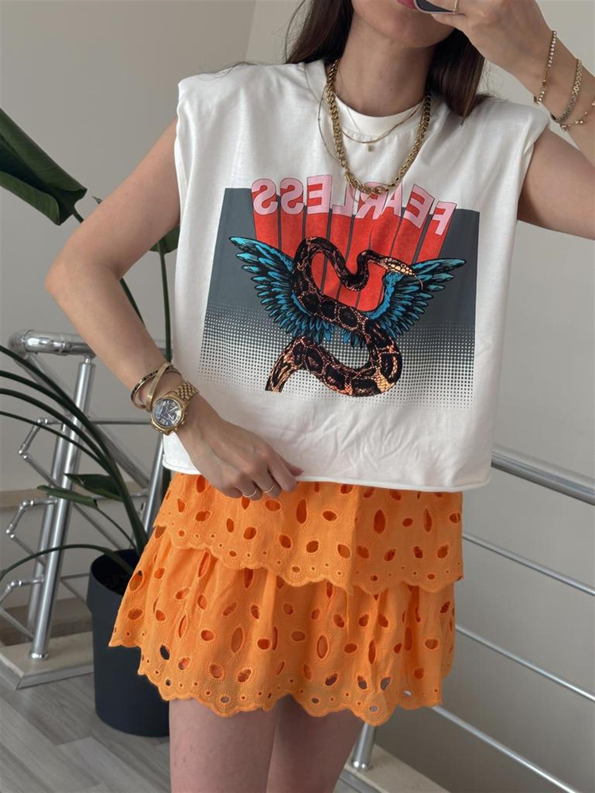 Premium Renkli Baskılı Tshirt