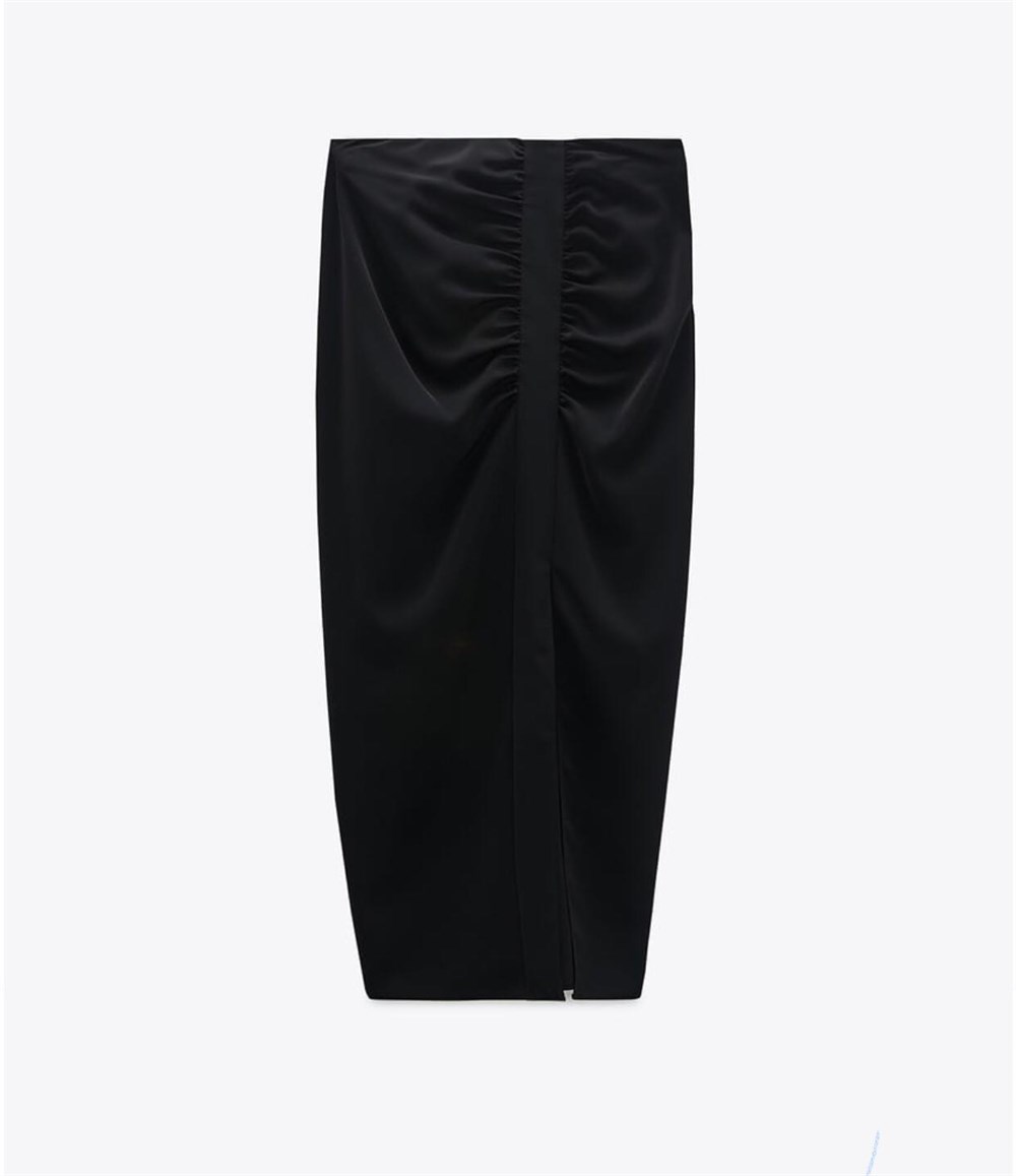 Siyah Drapeli Kalem Etek 