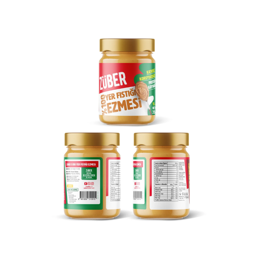 %100 Yer Fıstığı Ezmesi 315 g