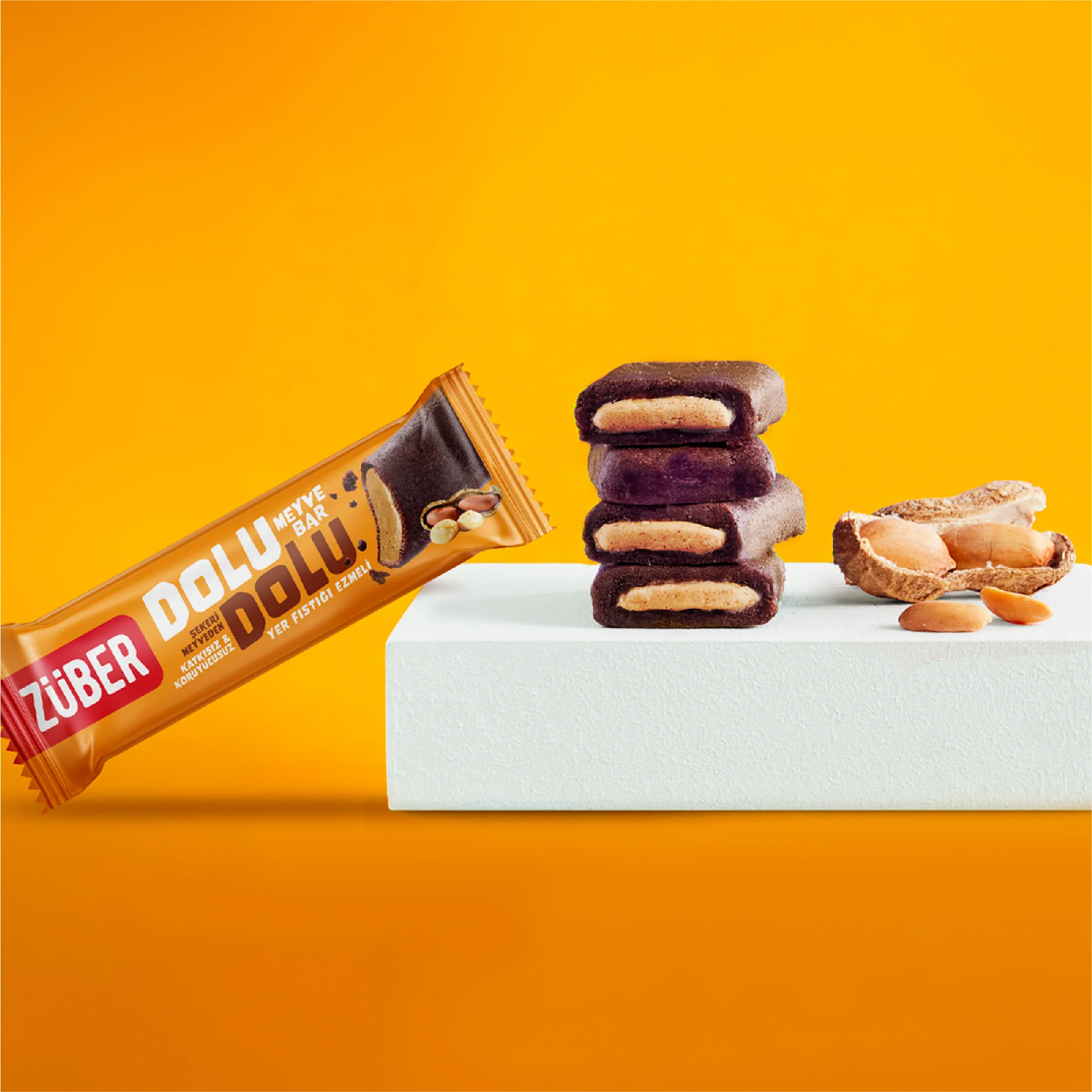 Dolu Dolu Yer Fıstığı Ezmeli Meyve Bar 30 g
