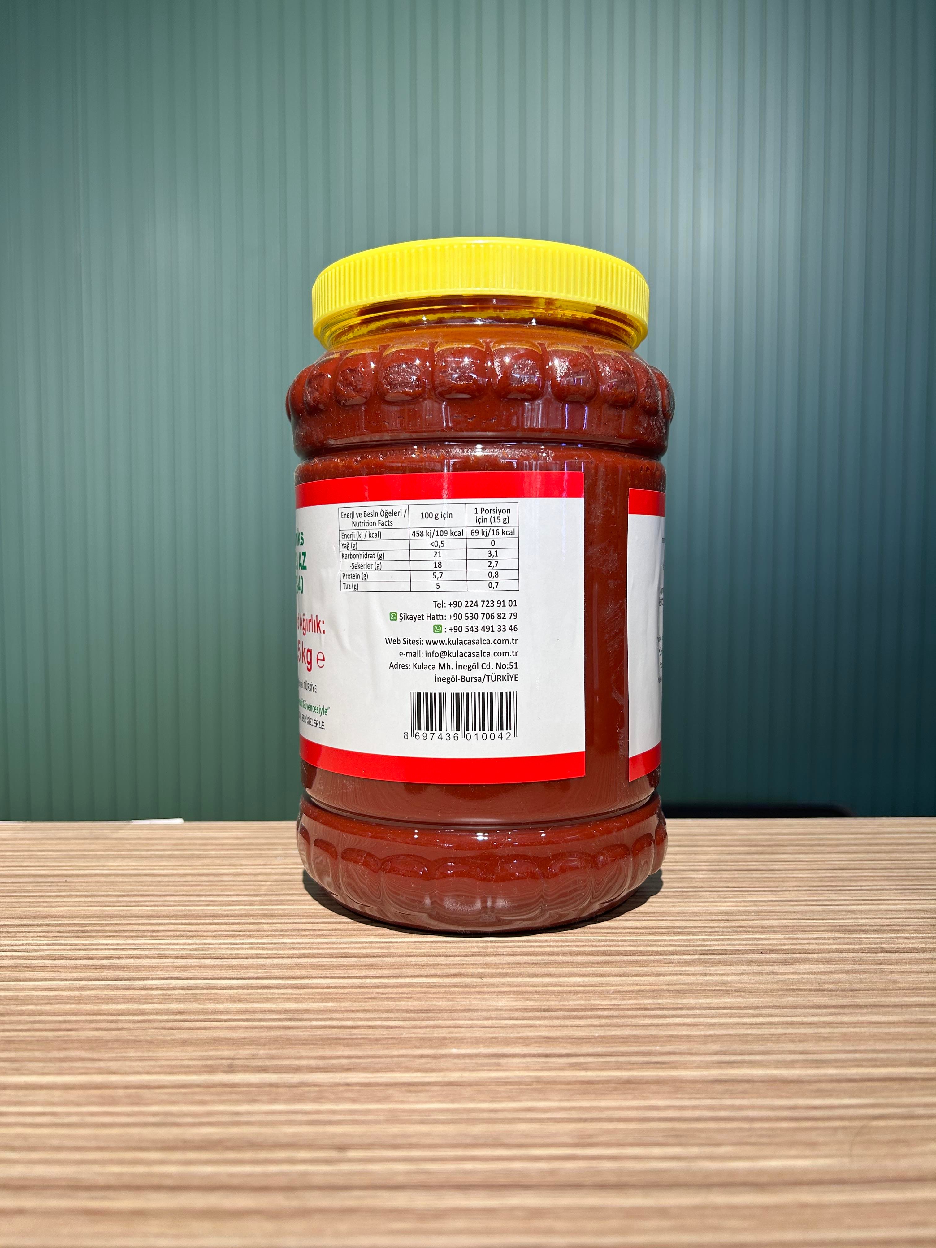 Domates Salçası 2.5 kg (Eski Mahsül)