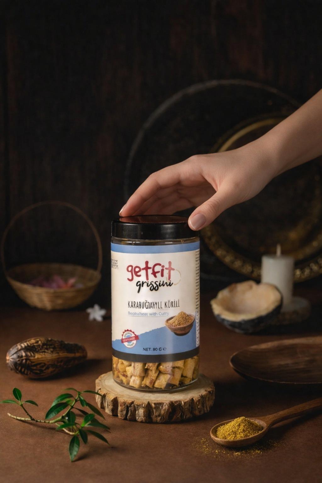 Glutensiz Karabuğdaylı Körili Grissini 80 g
