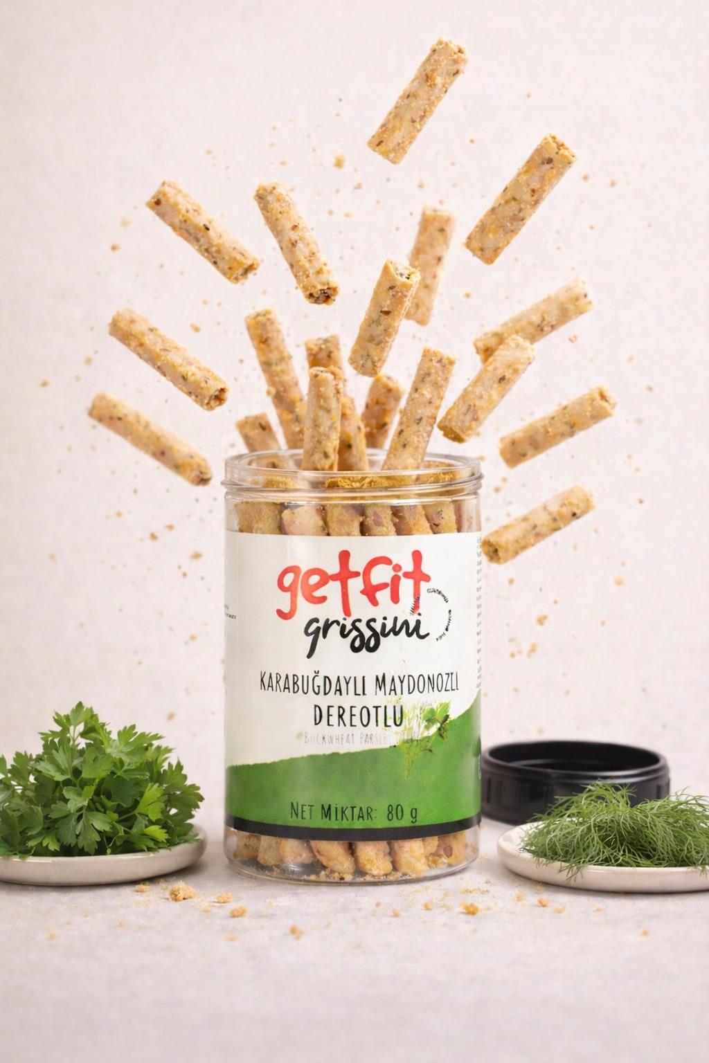 Glutensiz Karabuğdaylı Maydanoz Dereotlu Grissini 80 g
