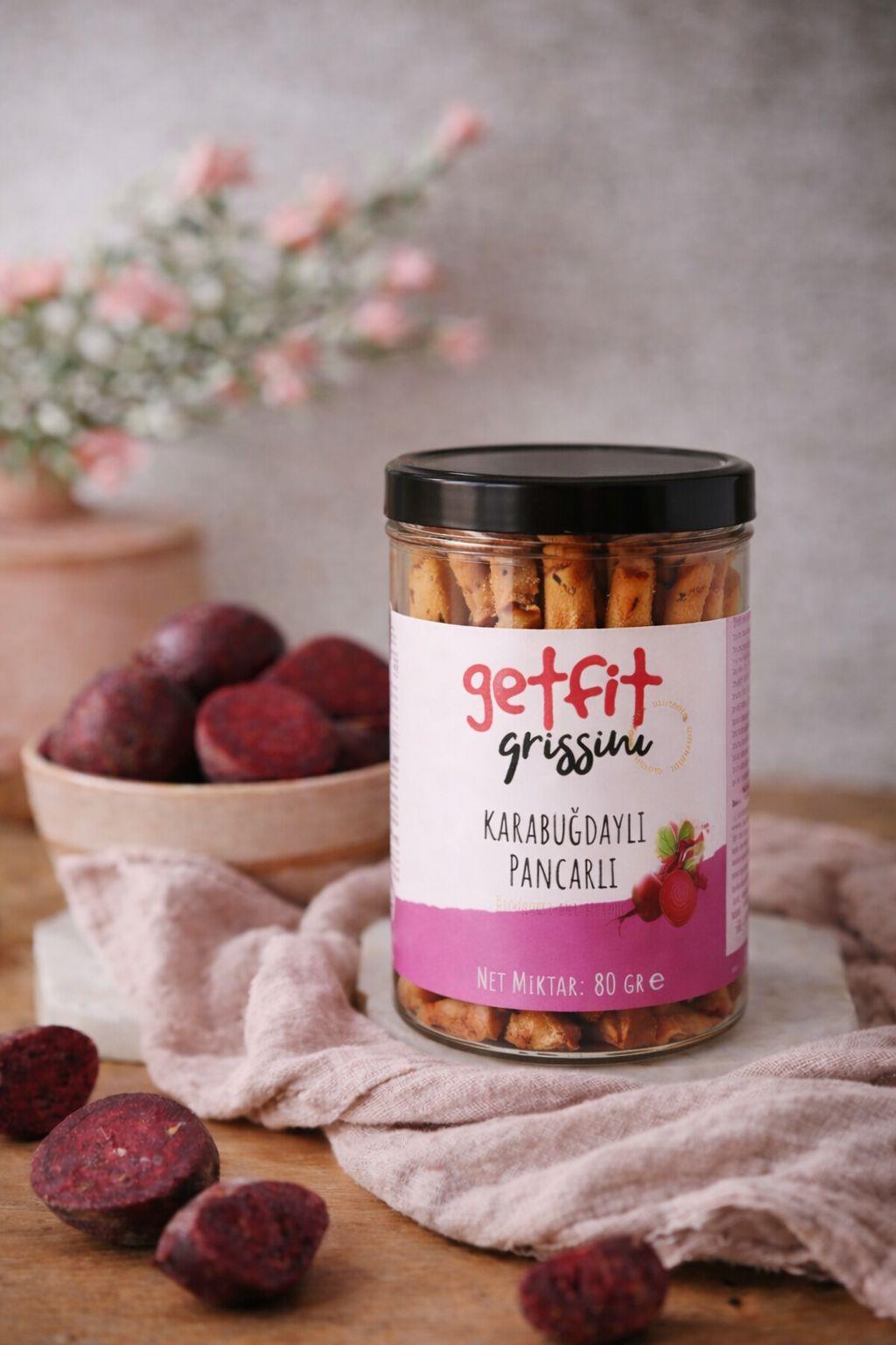 Glutensiz Karabuğdaylı Pancarlı Grissini 80 g