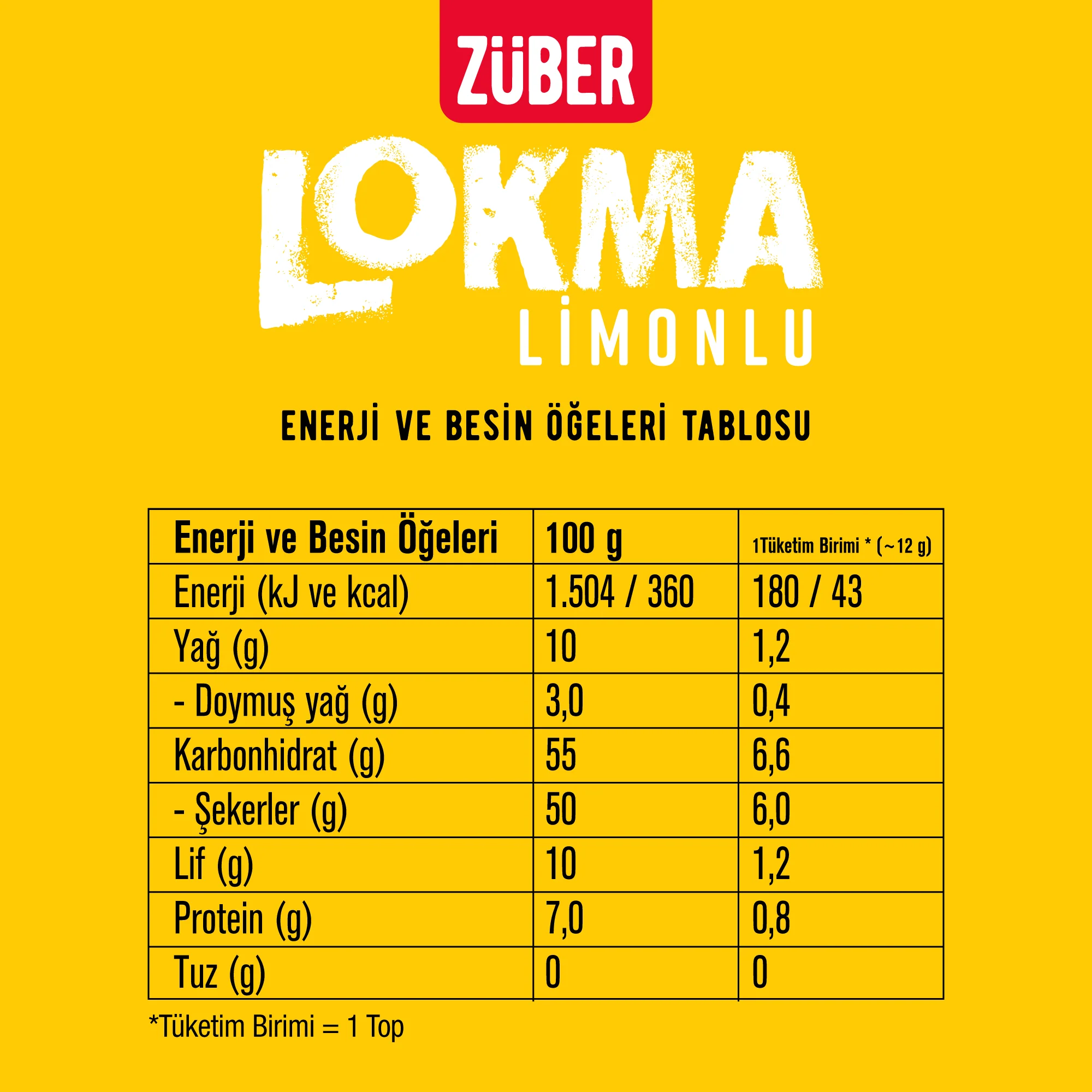 Lokma Limonlu 96 g