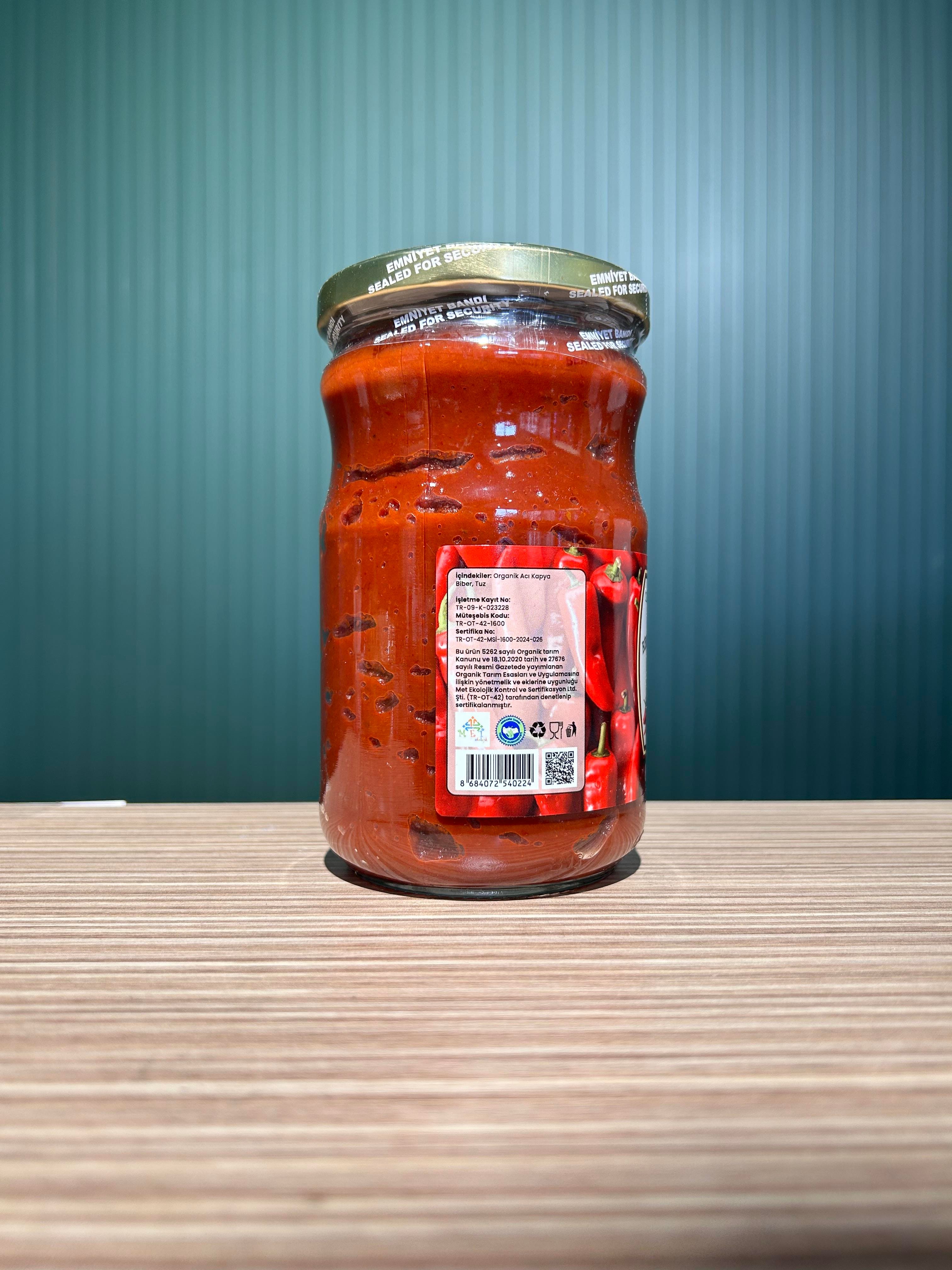 Organik Acı Biber Salçası 660 g