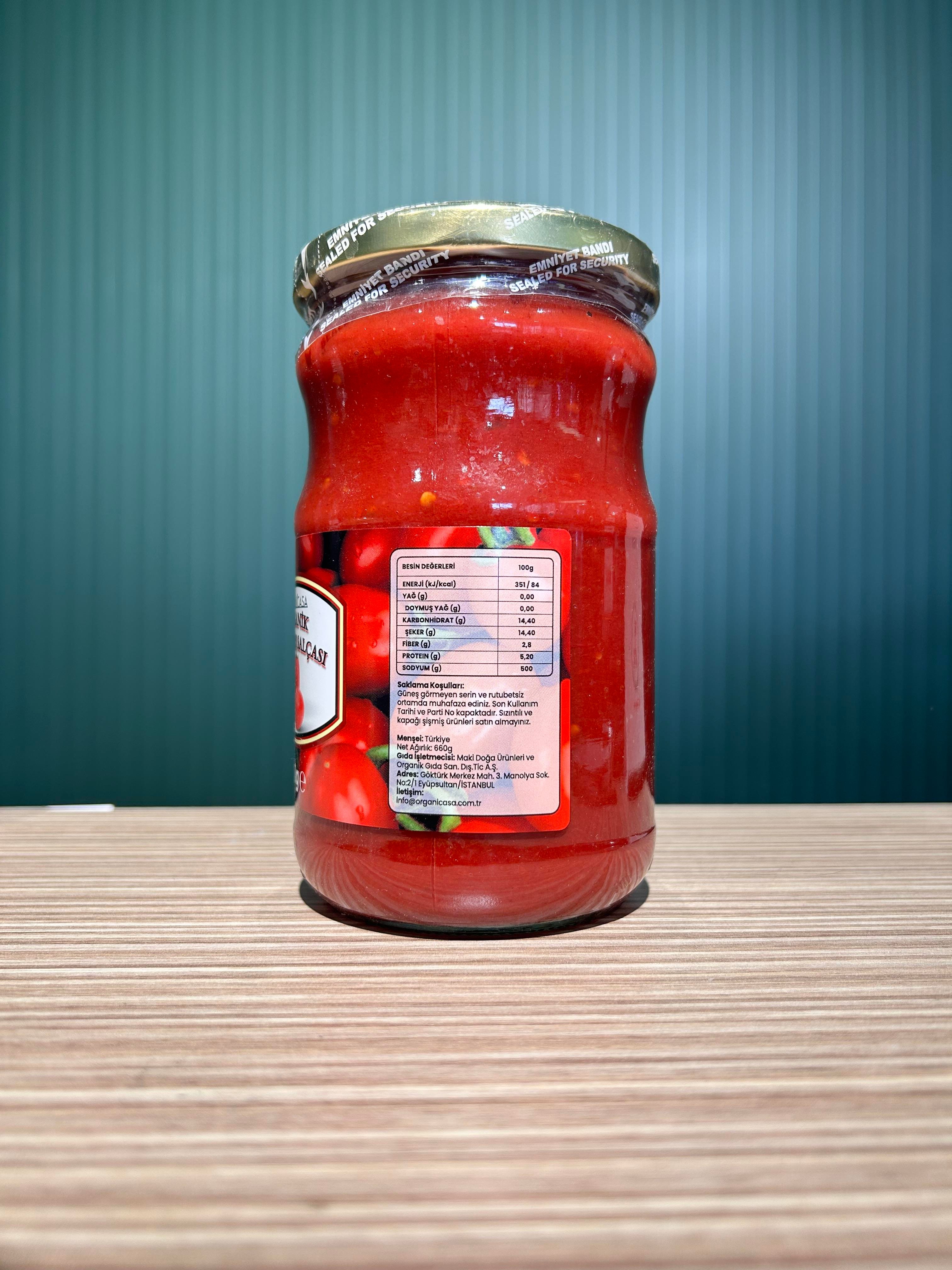 Organik Domates Salçası 660 g
