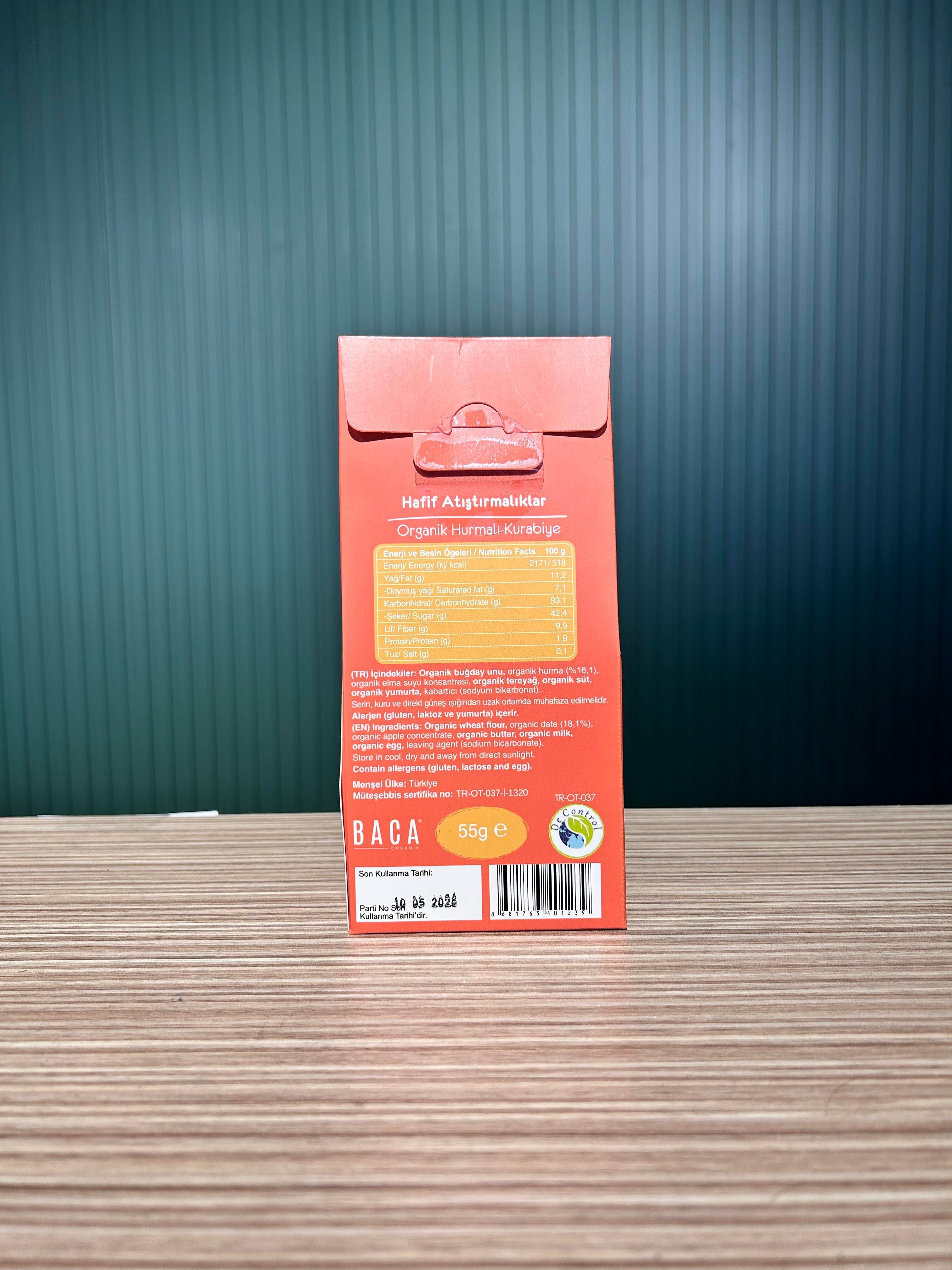 Organik Hurmalı Kurabiye 55 g