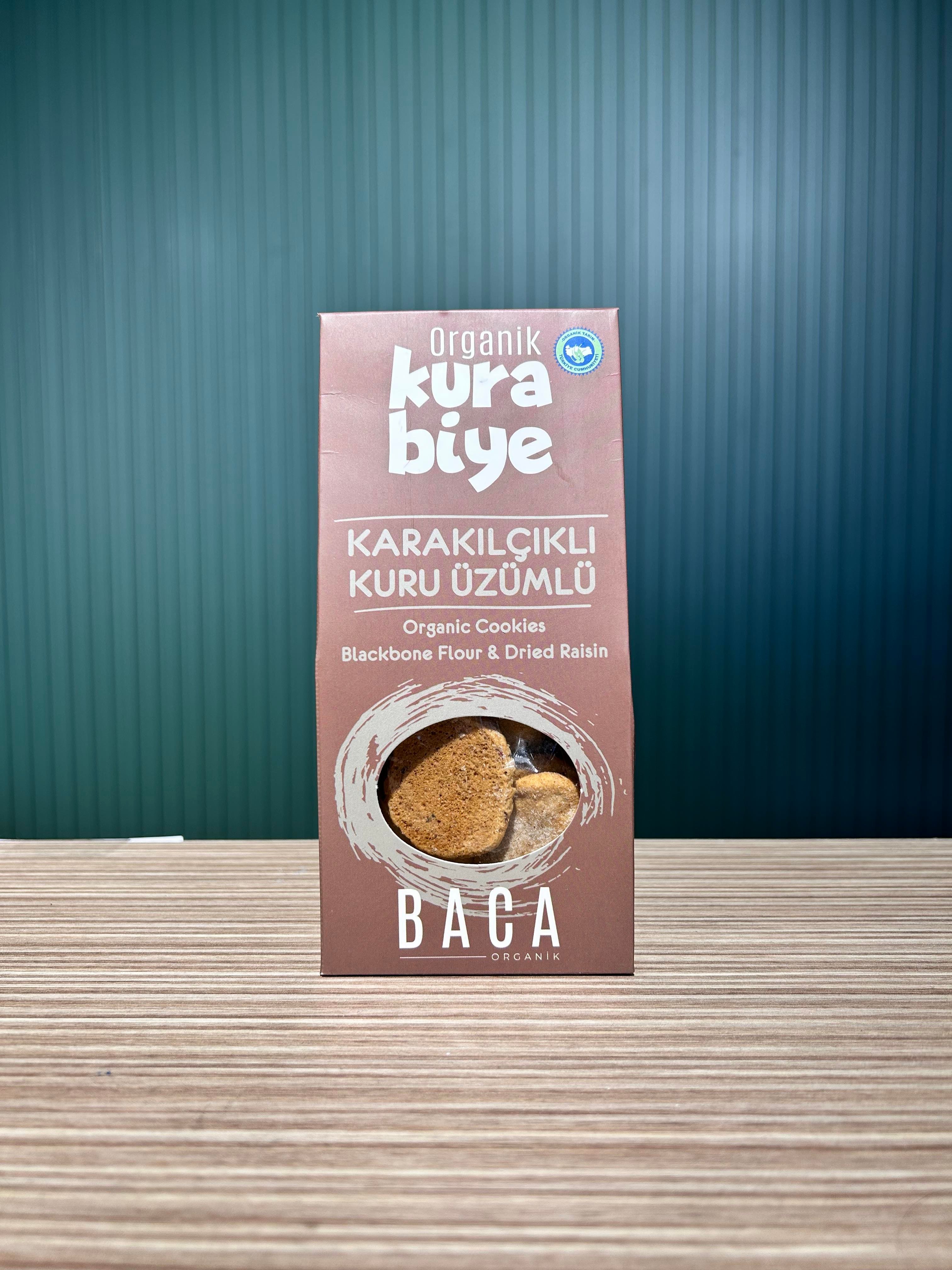 Organik Karakılçıklı Kuru Üzümlü Kurabiye 55 