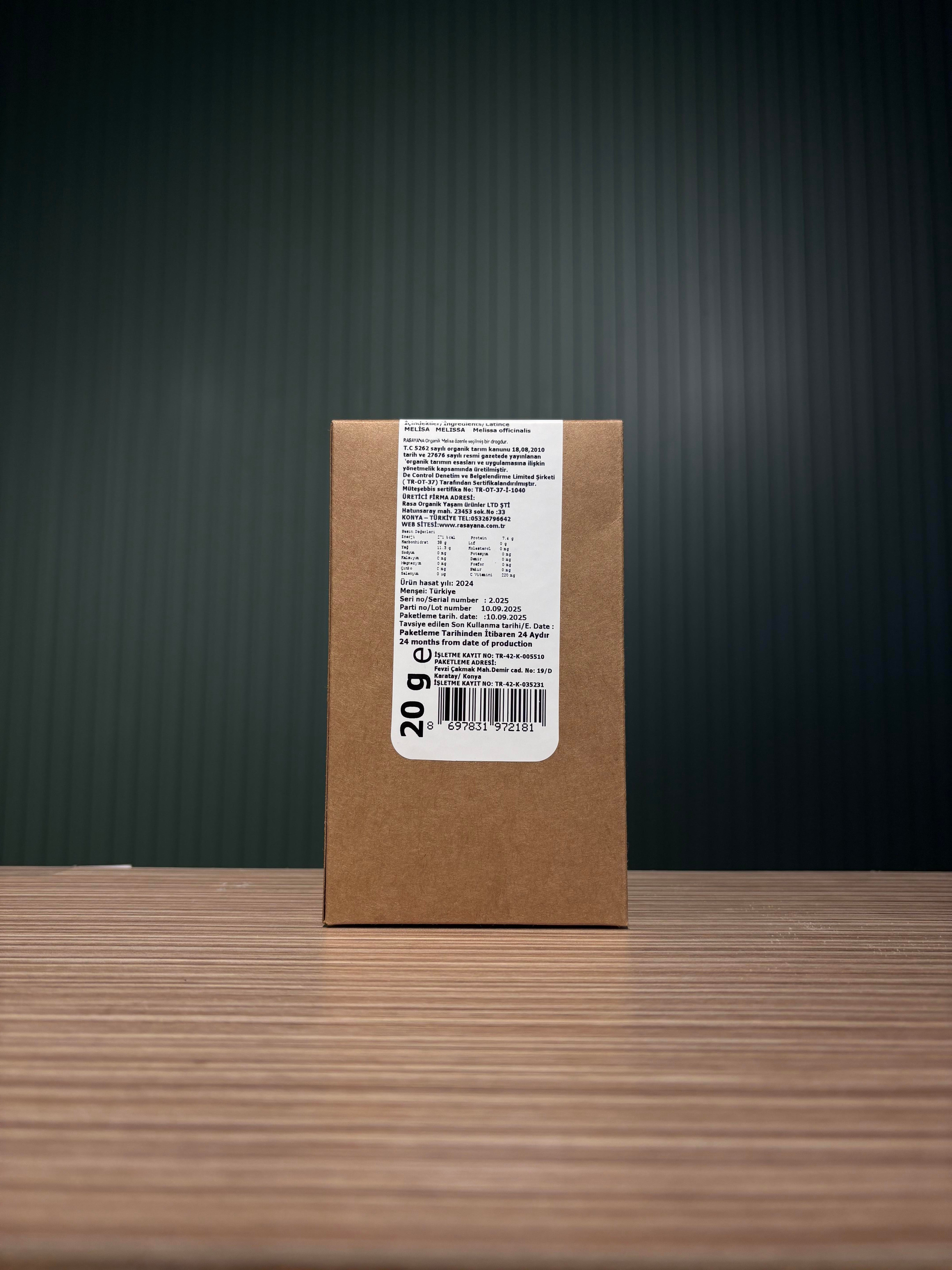 Organik Melisa 20 g