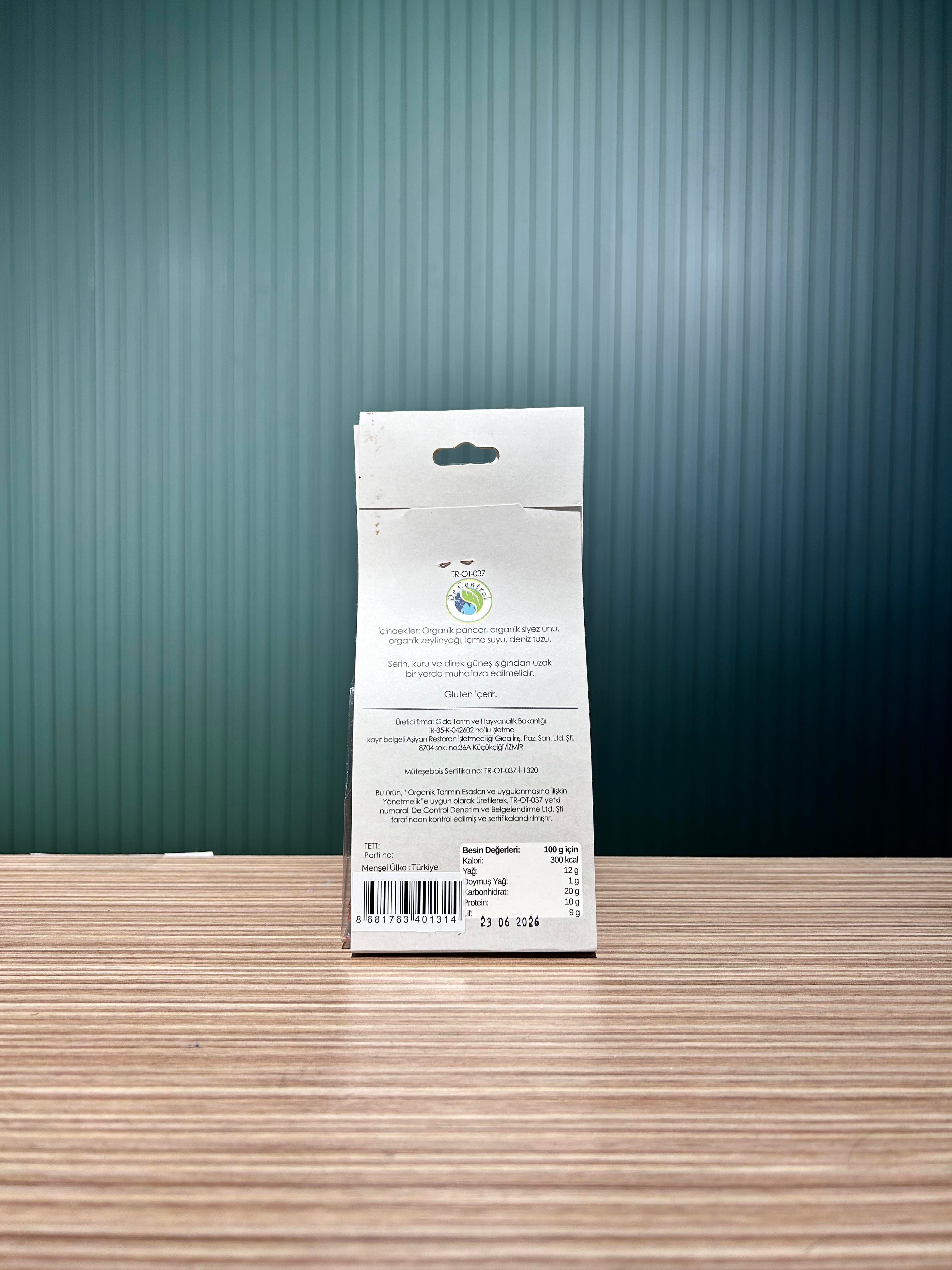 Organik Pancarlı Yaprak Galeta 55 g