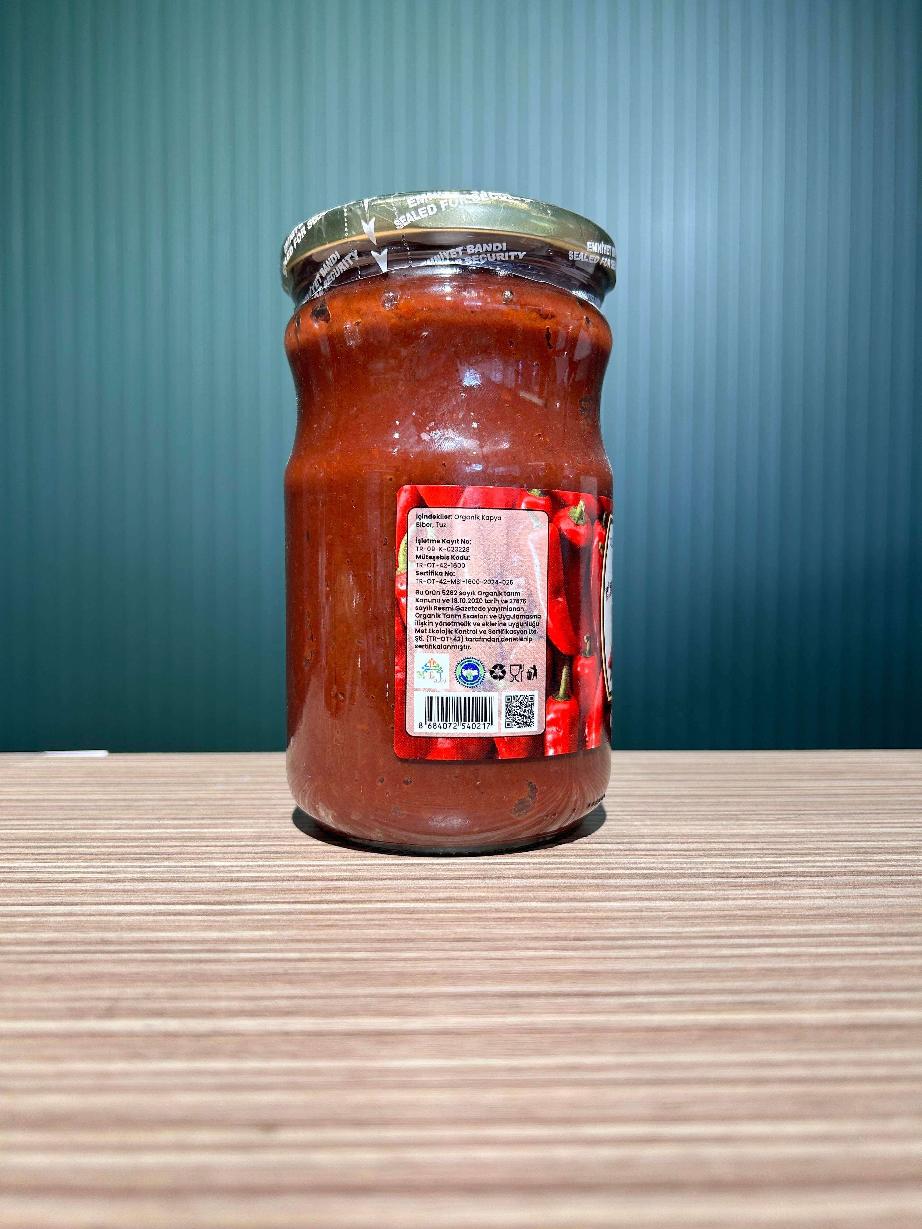 Organik Tatlı Biber Salçası 660 g