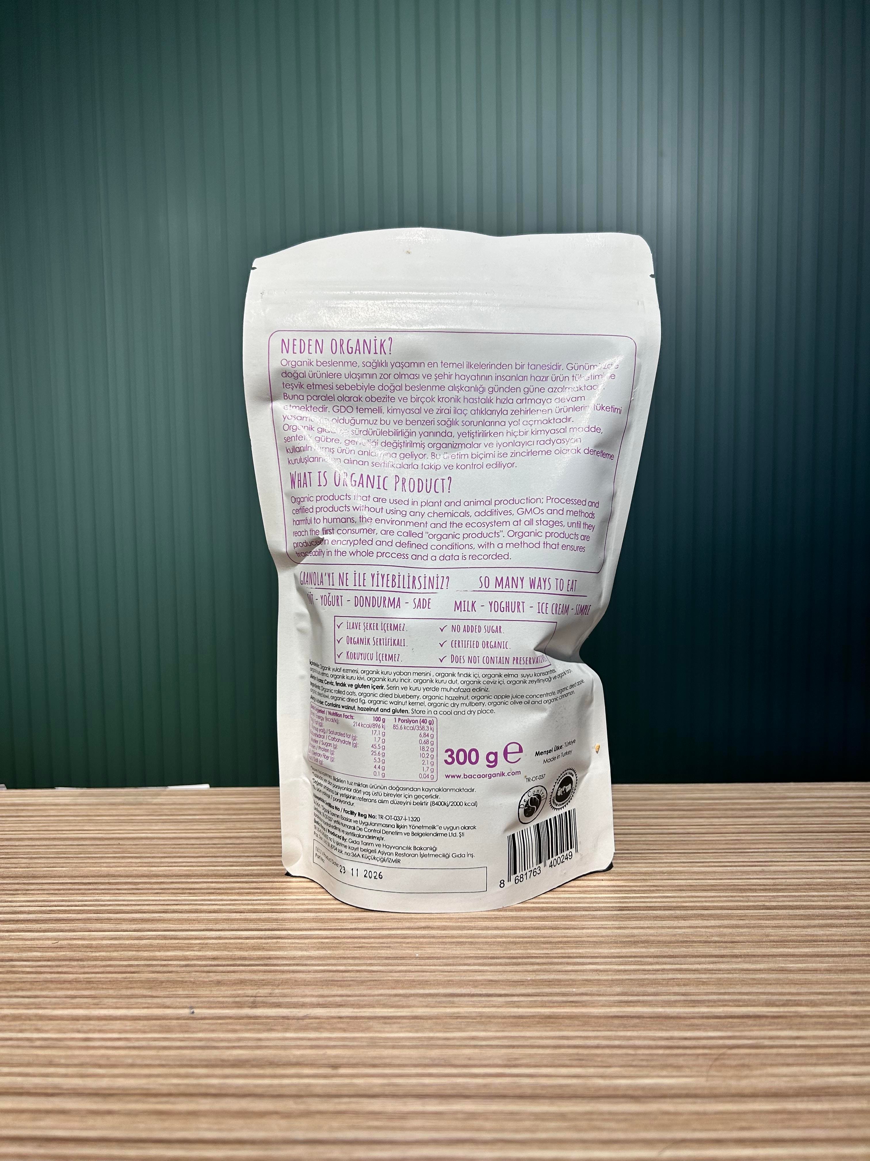Organik Tropikal Granola 300 g