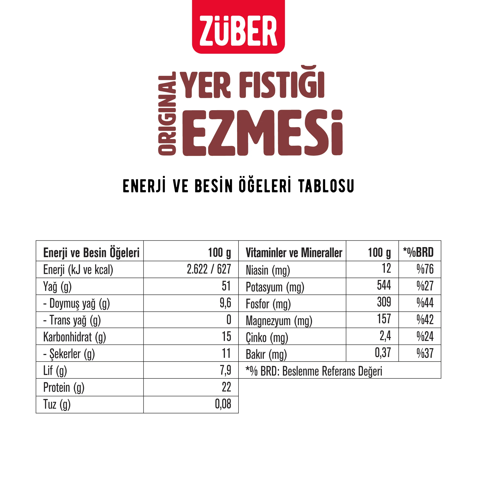 Original Yer Fıstığı Ezmesi 315 g