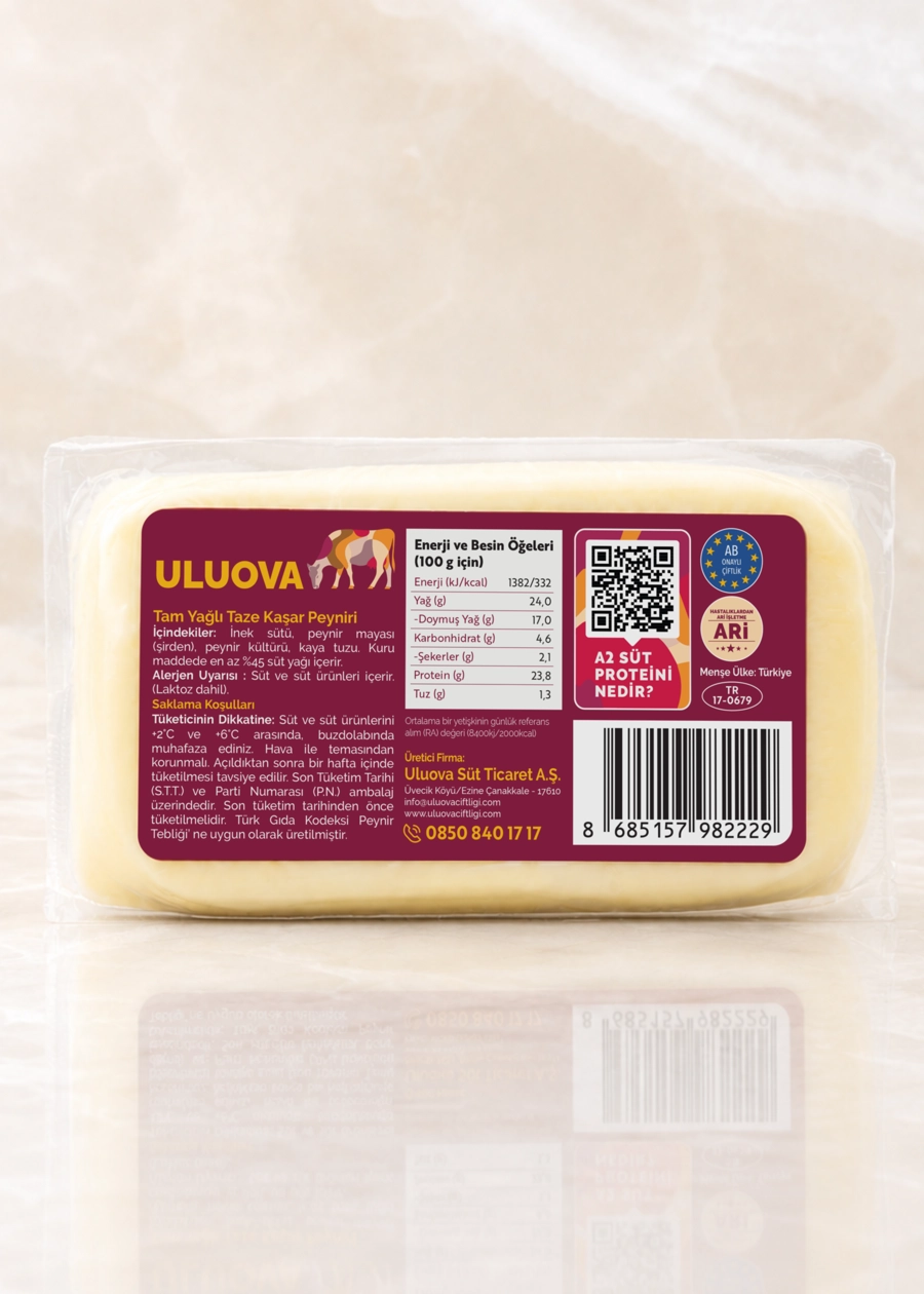 Taze Kaşar Peyniri 500 g
