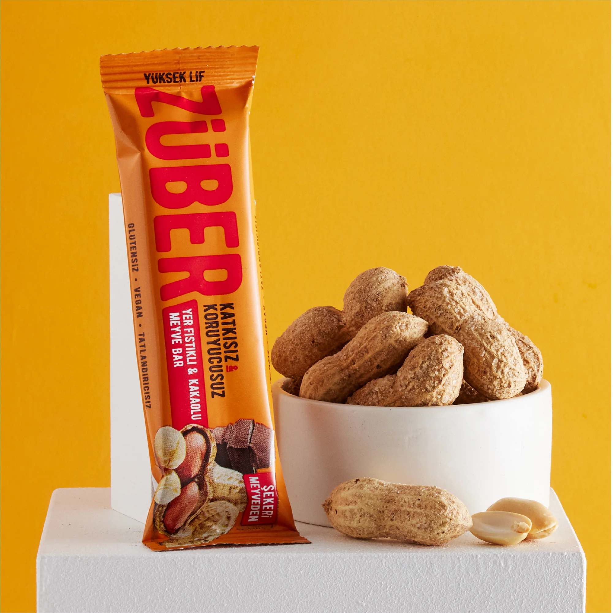 Yer Fıstıklı - Kakaolu Meyve Bar 40 g