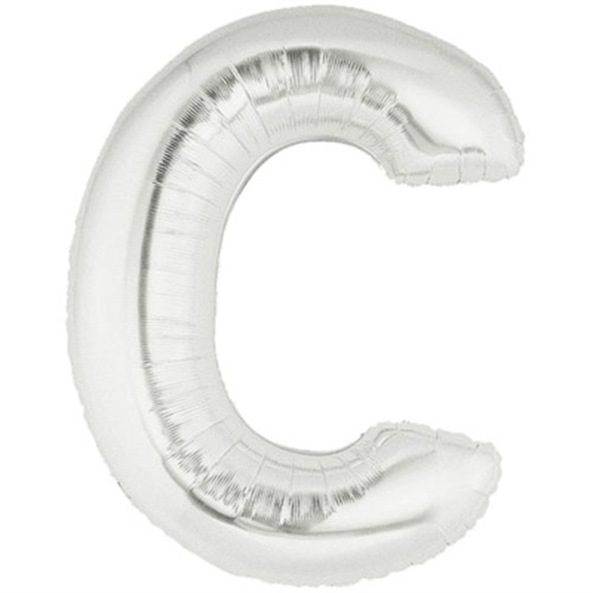 C GÜMÜŞ HARF BALON(100 cm)