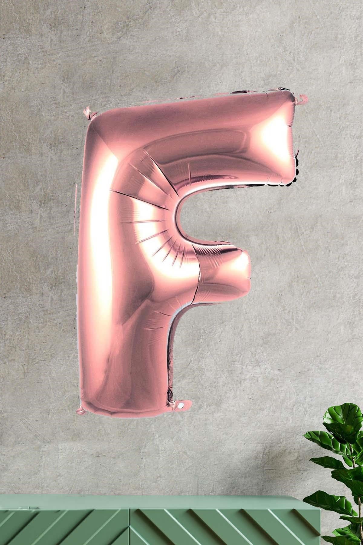 F ROSE GOLD HARF BALON (100 cm)