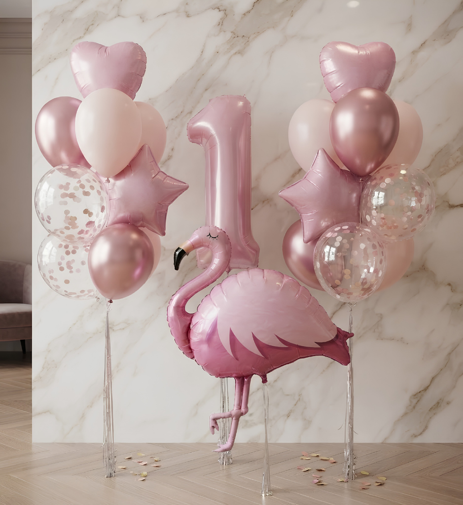 Flamingo Balon Seti