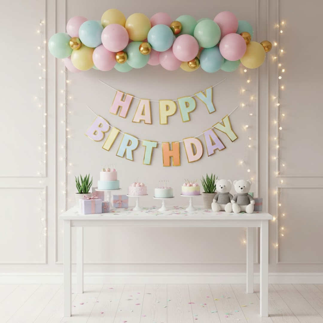 Makaron Balon Zinciri Set
