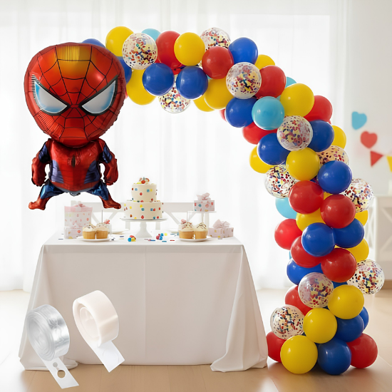 Örümcek Adam Temalı Balon Zinciri