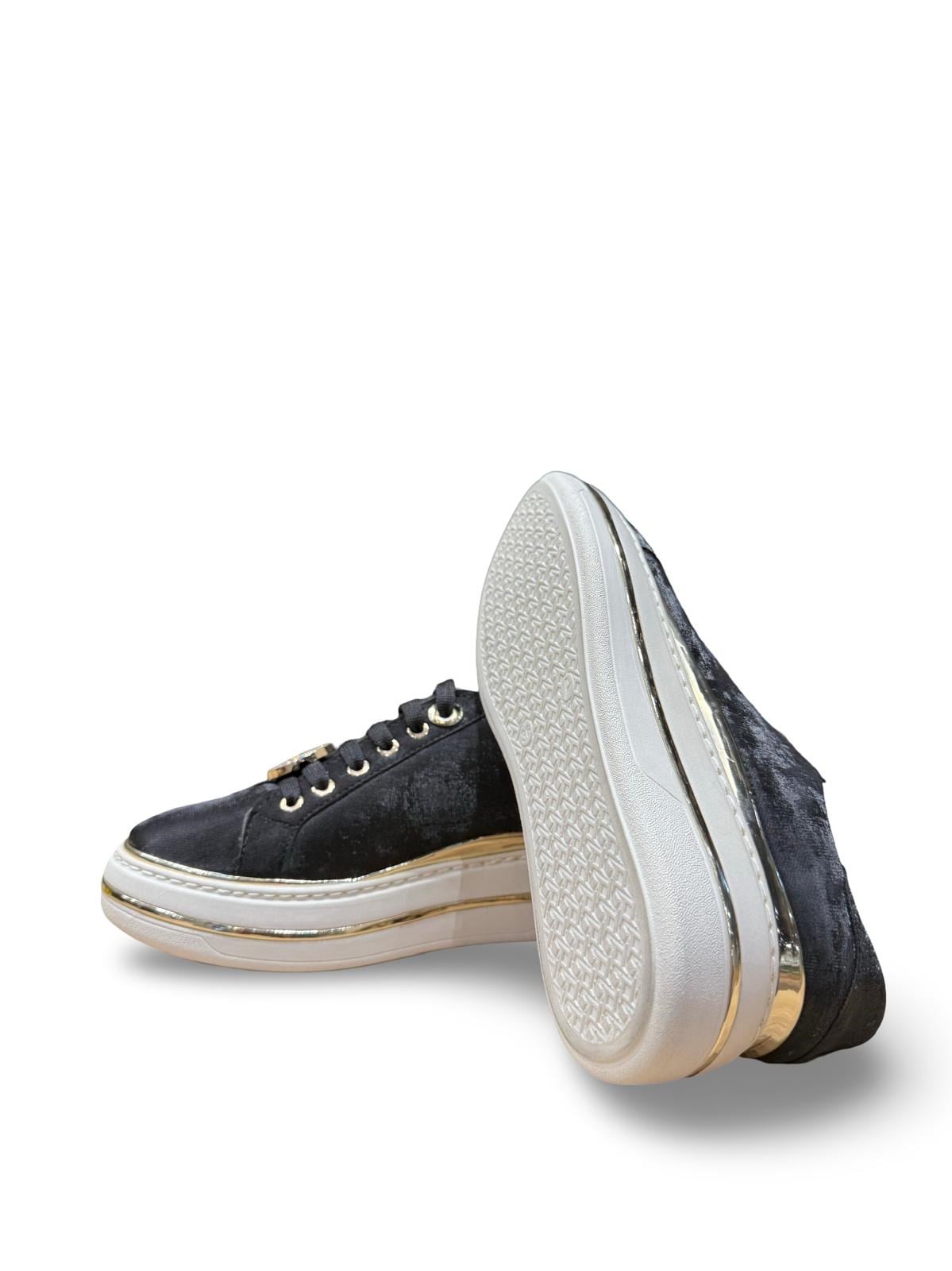 Bty1322714 Kadın Comfort Taban Sneaker Spor Siyah