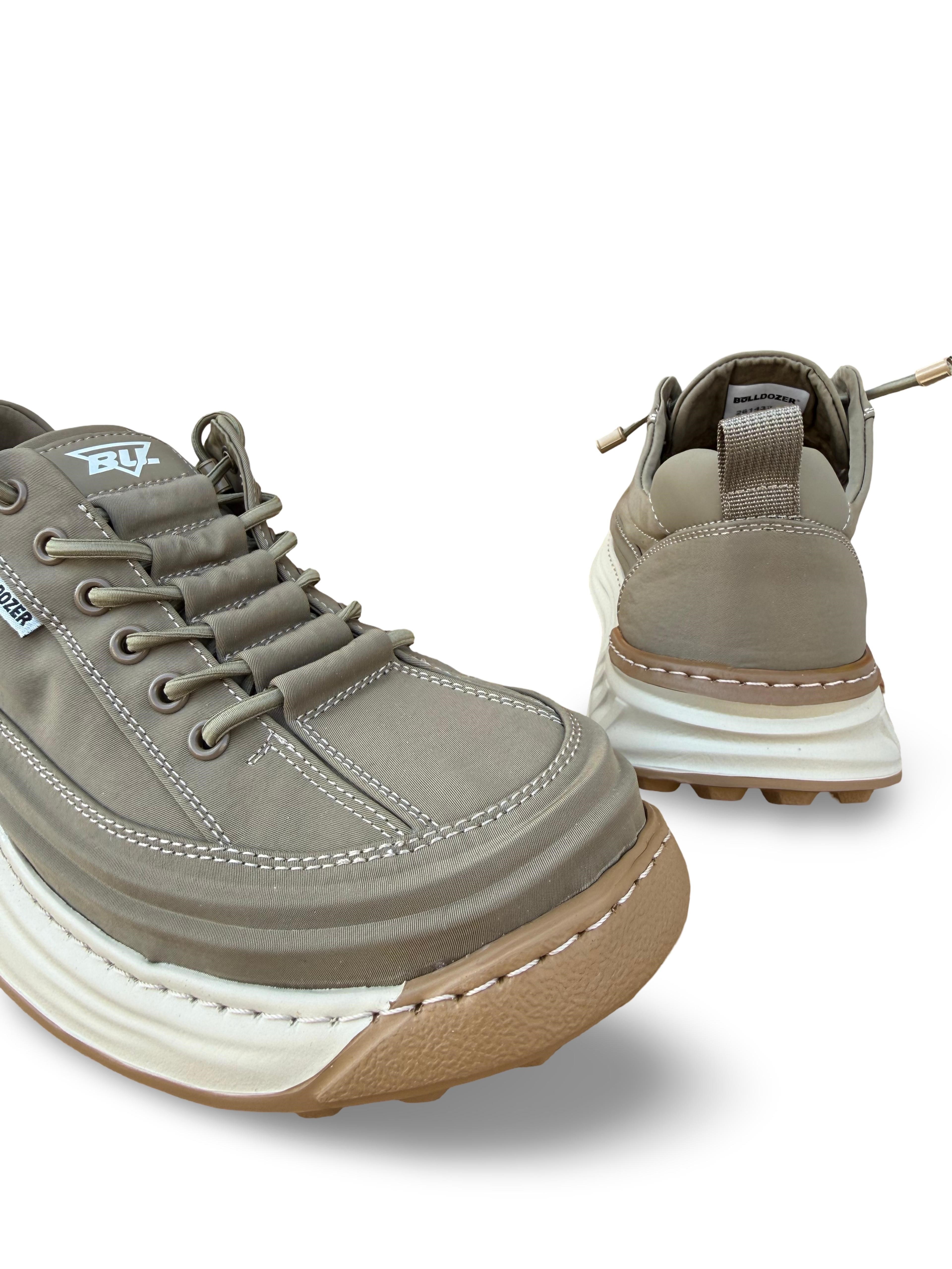 BUL 261437 Erkek Spor Sneaker Haki