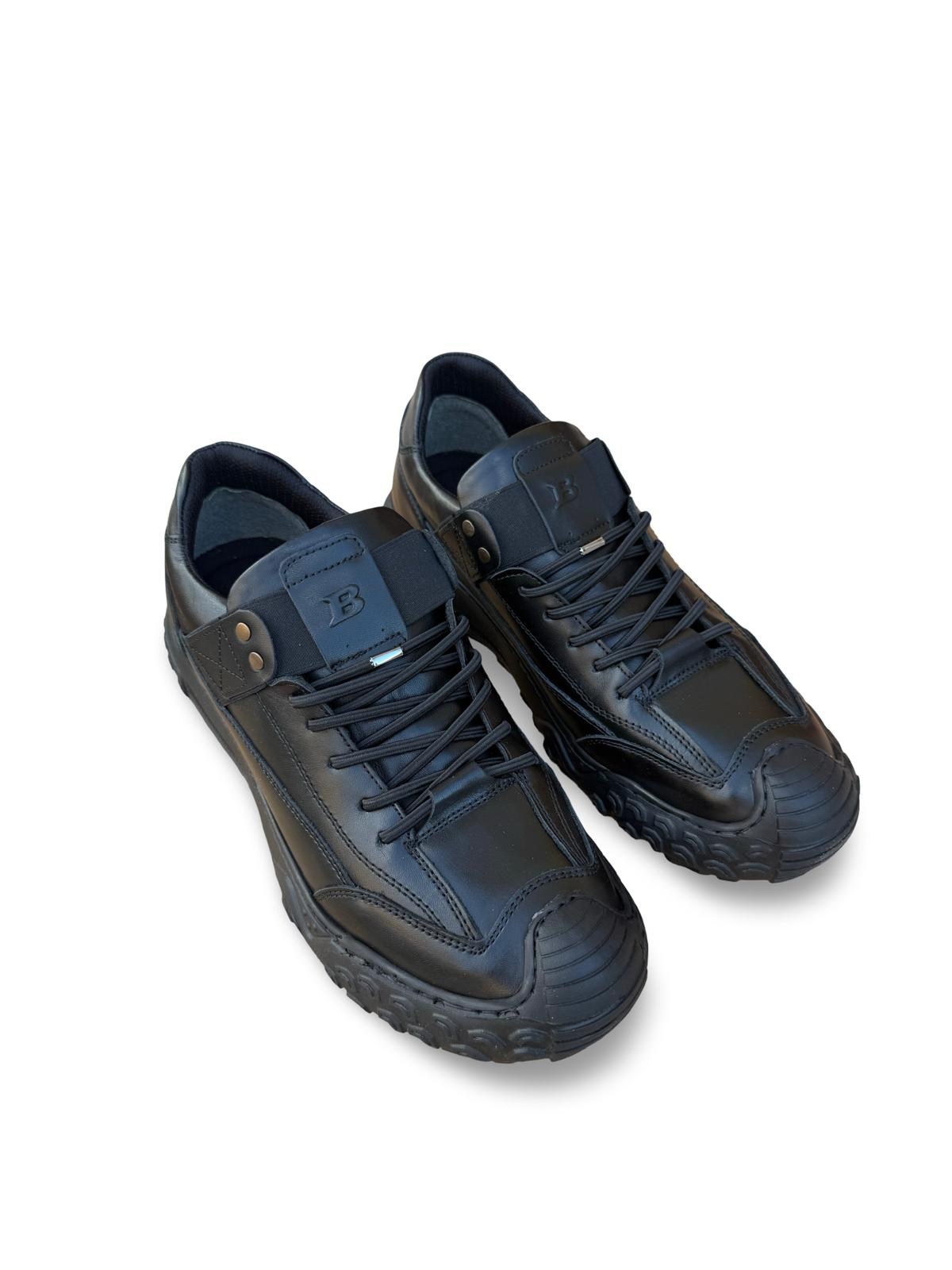 Bul270045 Hakiki Deri Comfort Taban Casual Ayakkabı Siyah