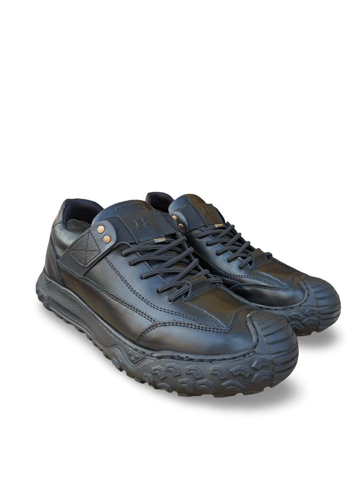 Bul270045 Hakiki Deri Comfort Taban Casual Ayakkabı Siyah