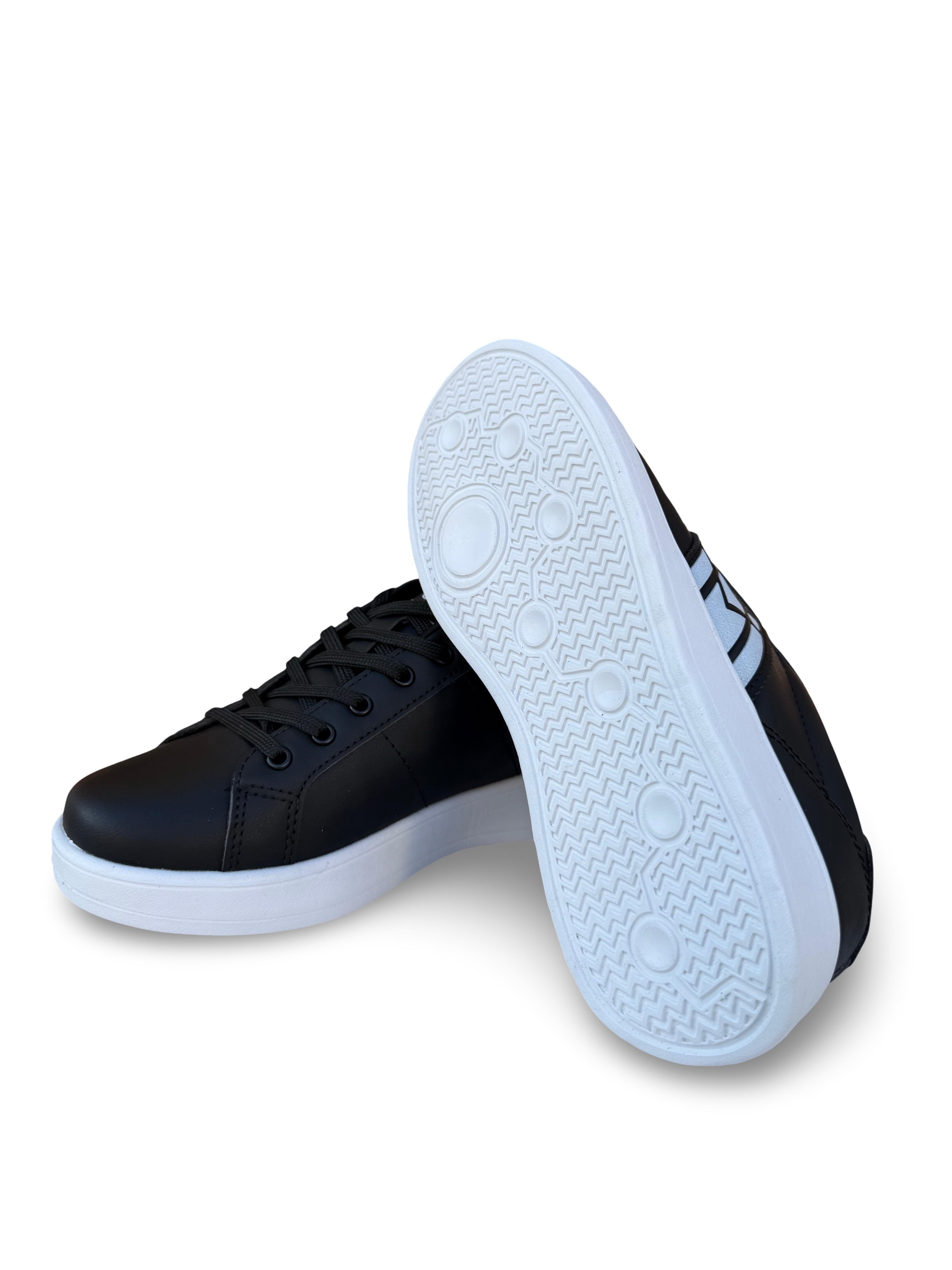 Conpax 9114 Unisex Spor Ayakkabı Siyah Beyaz