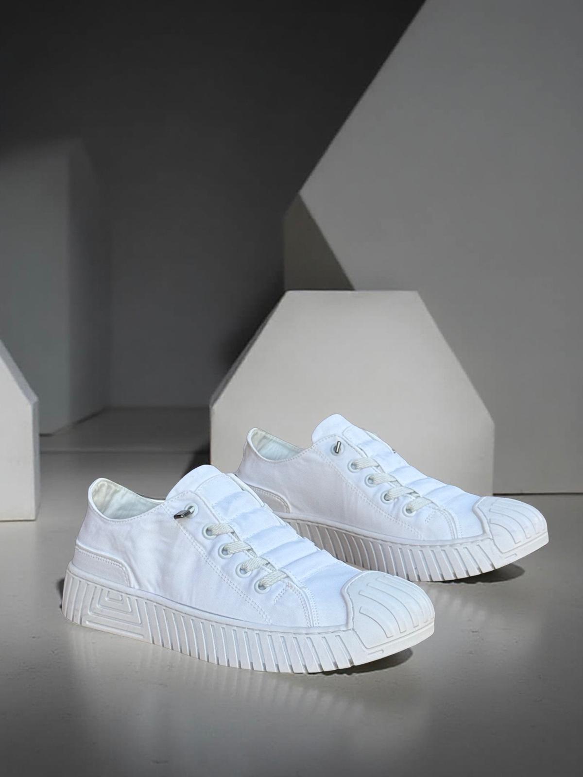 GML ZVigor Paraşüt Kumaş Unisex Günlük Ayakkabı Beyaz