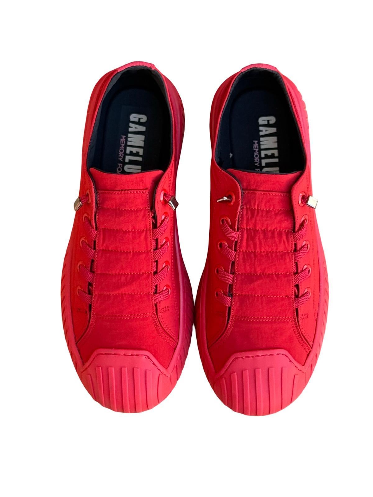 GML ZVigor Paraşüt Kumaş Unisex Günlük Ayakkabı Kırmızı