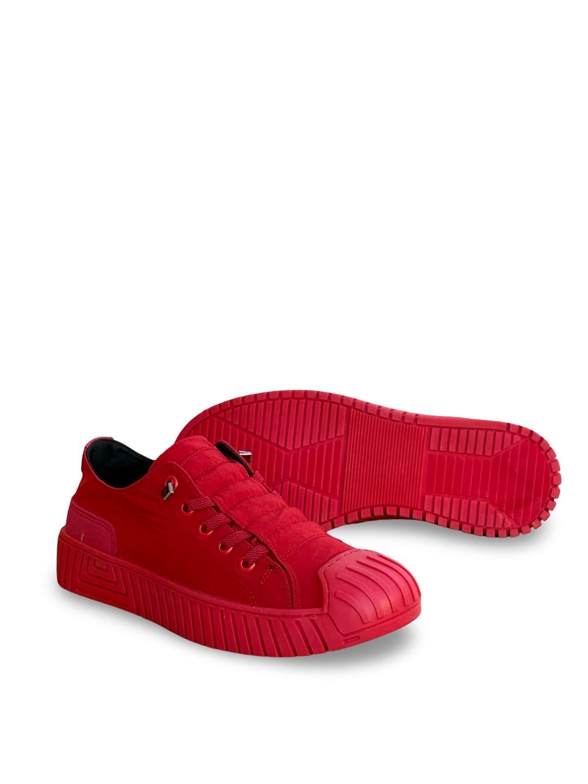GML ZVigor Paraşüt Kumaş Unisex Günlük Ayakkabı Kırmızı