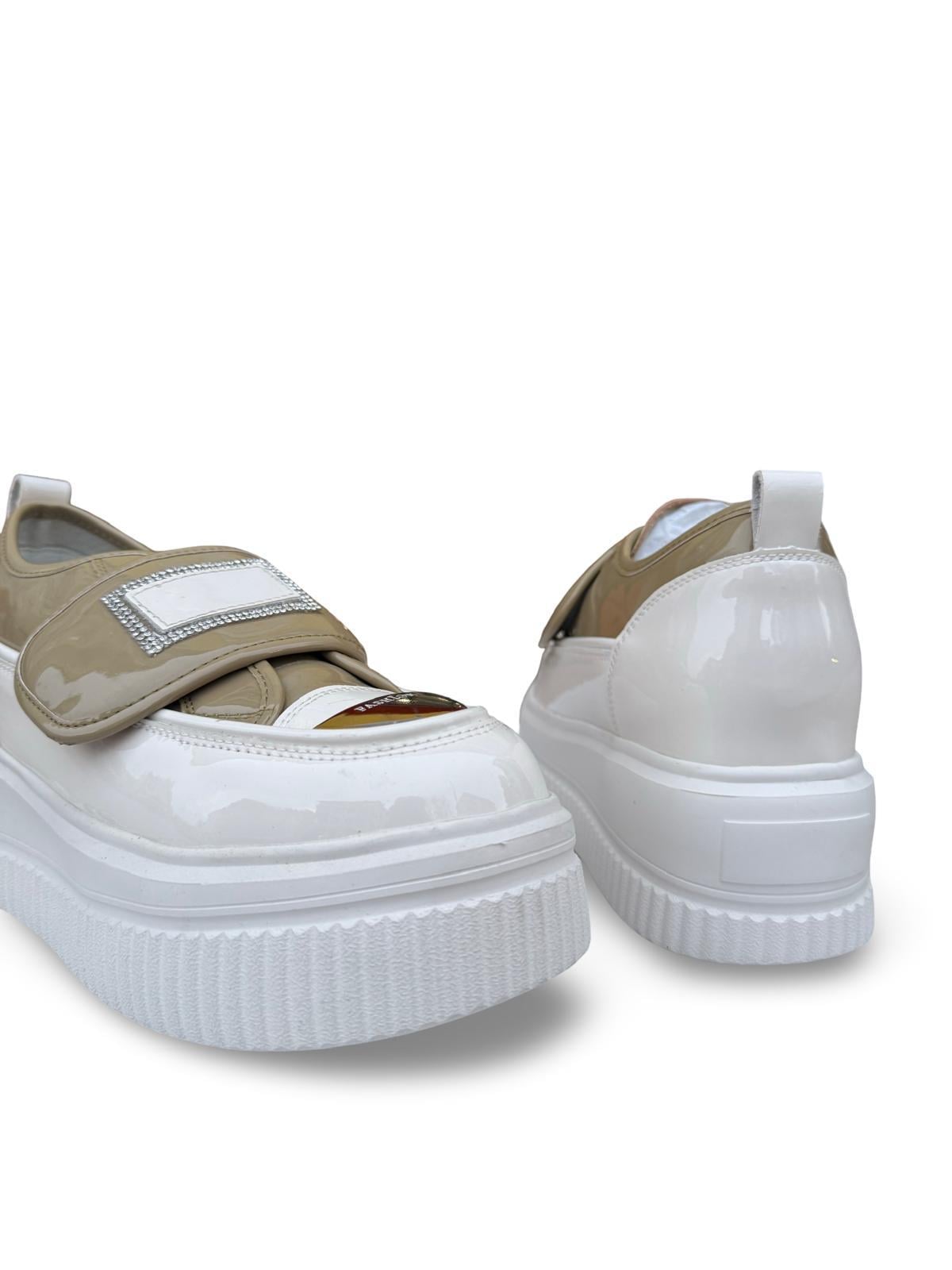 Guja 24K373 Dolgu Taban Kadın Sneakers Bej