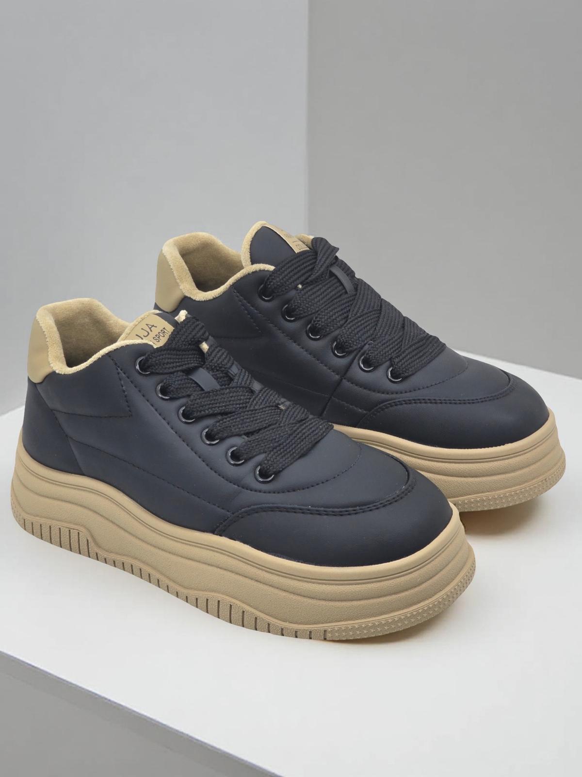 Guja 24K382 Comfort Taban Kadın Sneakers Siyah