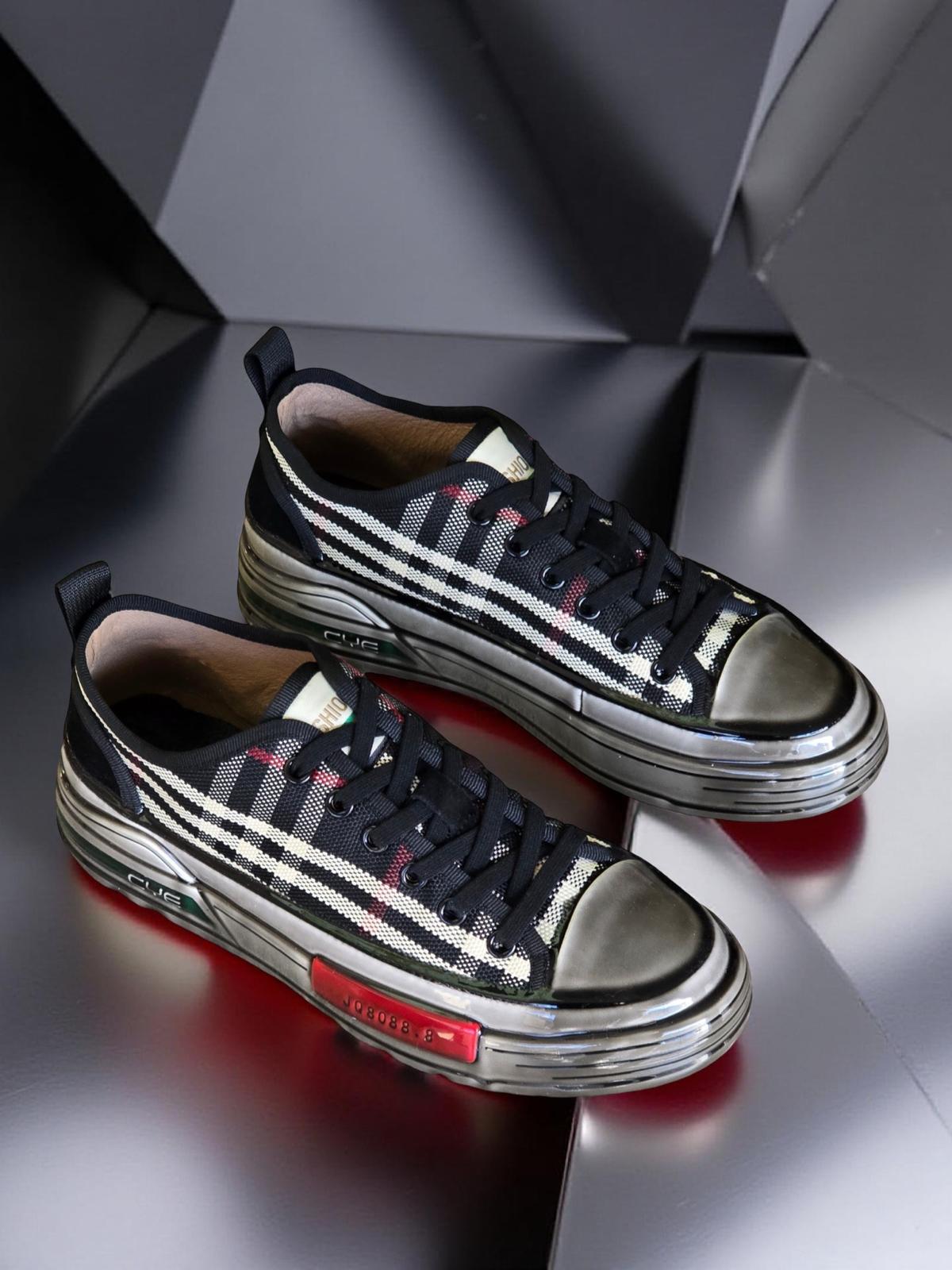 Guja 24K510-1 Erkek Keten Casual Sneaker Siyah