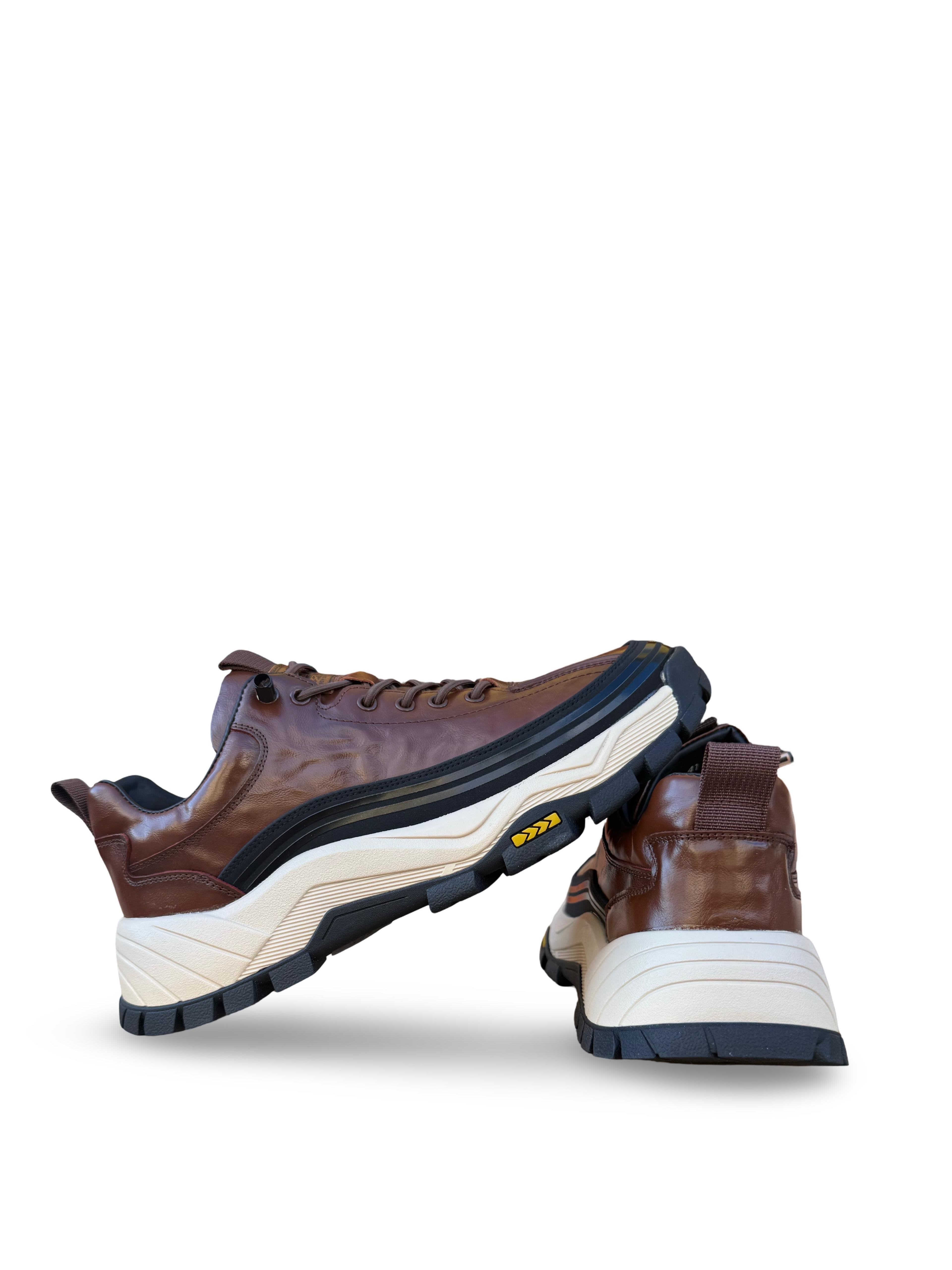 Guja 26K570 Hakiki Deri Comfort Taban Erkek Casual Ayakkabı Kahve