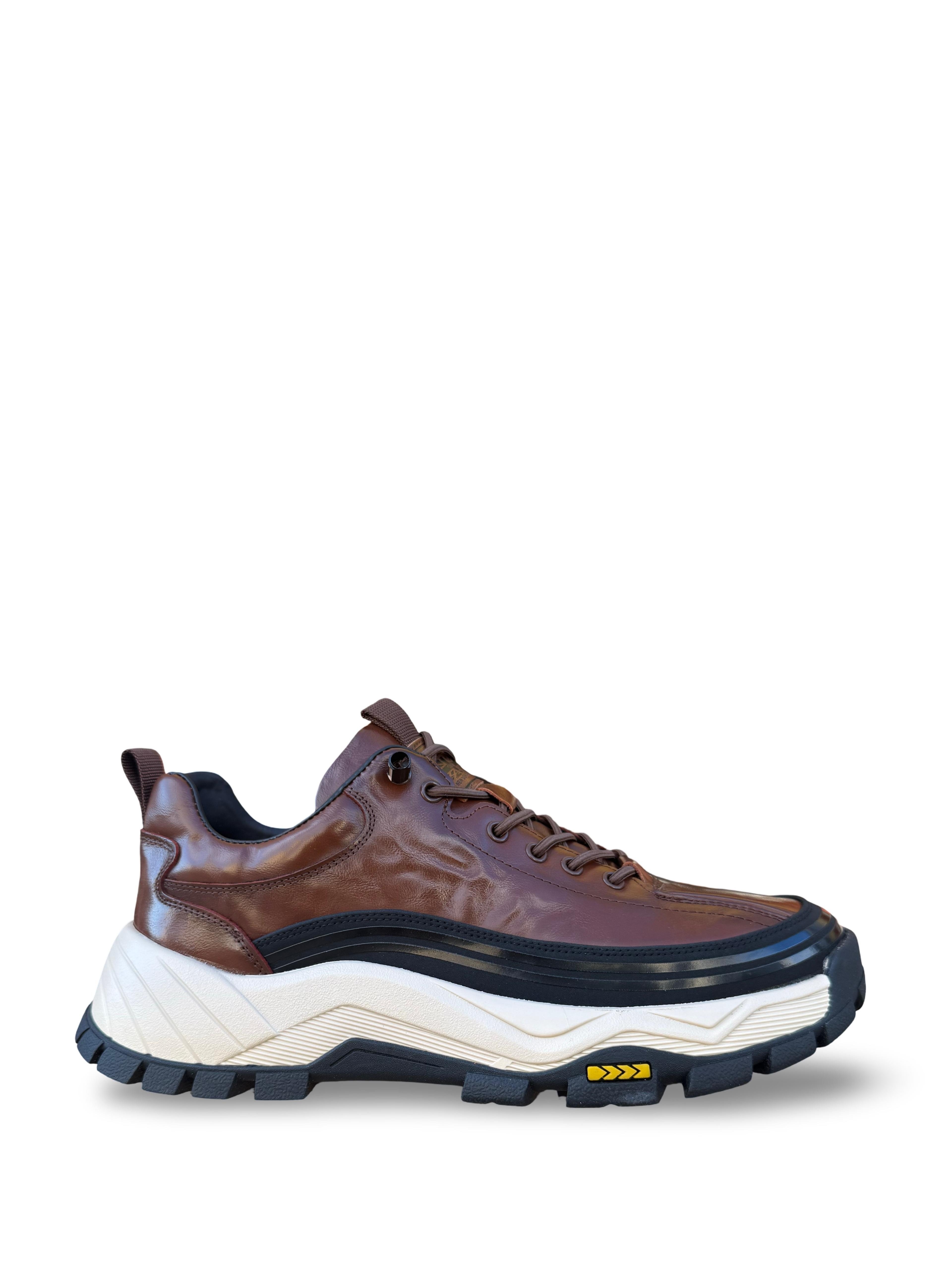 Guja 26K570 Hakiki Deri Comfort Taban Erkek Casual Ayakkabı Kahve