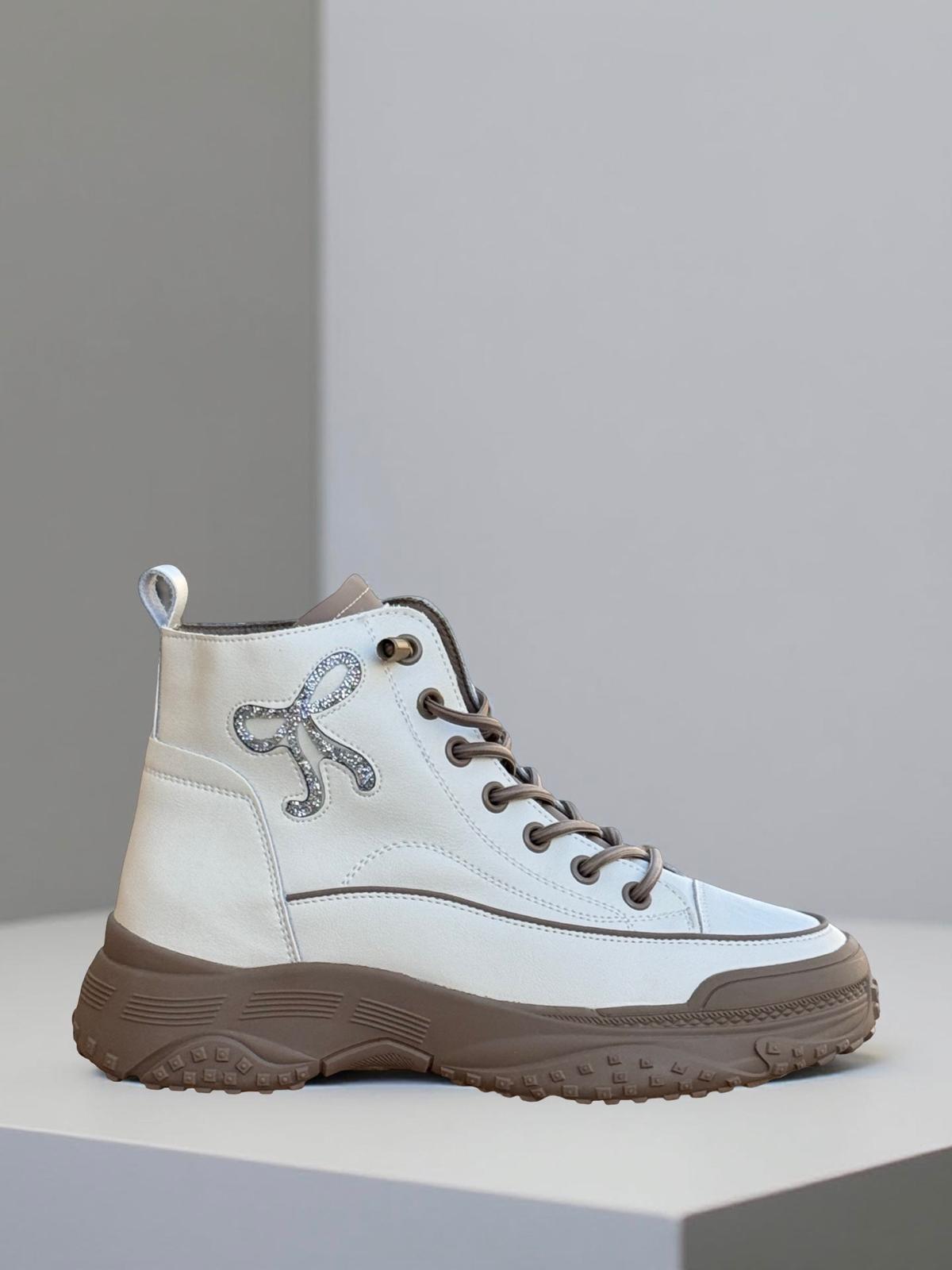 Guja K310-3 Tabanlı Kadın Sneaker Bot Bej