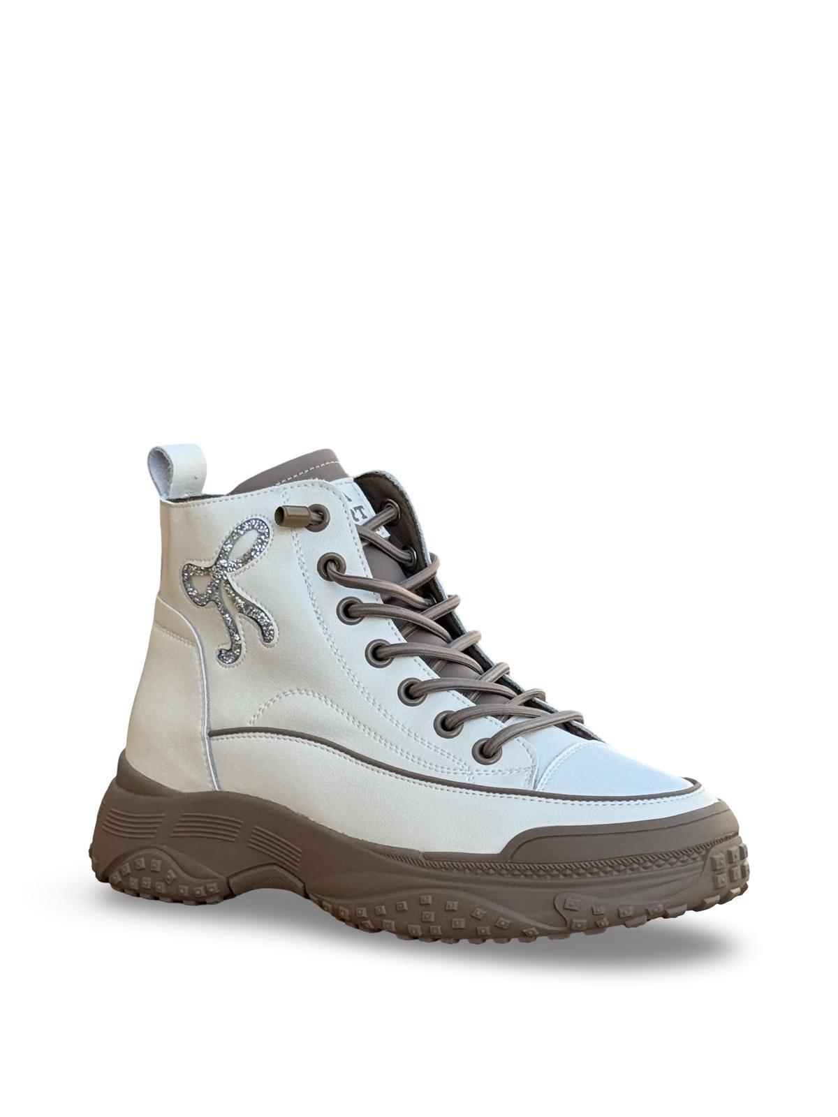 Guja K310-3 Tabanlı Kadın Sneaker Bot Bej