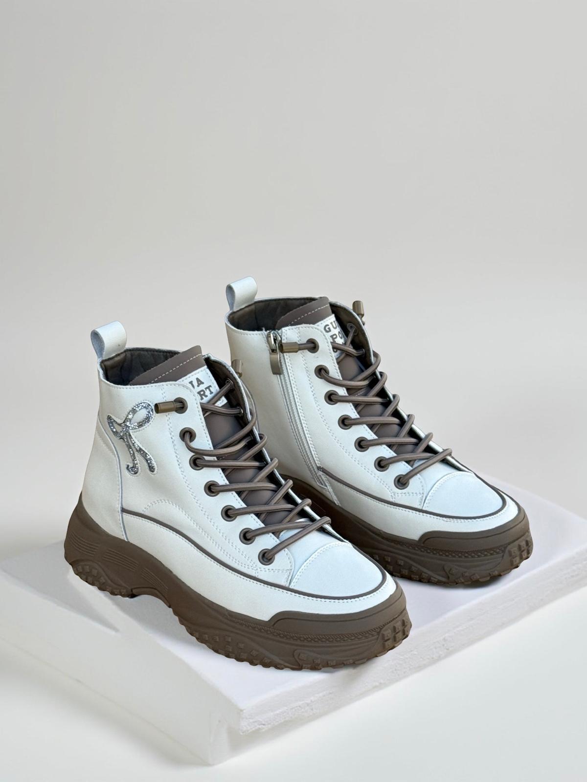 Guja K310-3 Tabanlı Kadın Sneaker Bot Bej