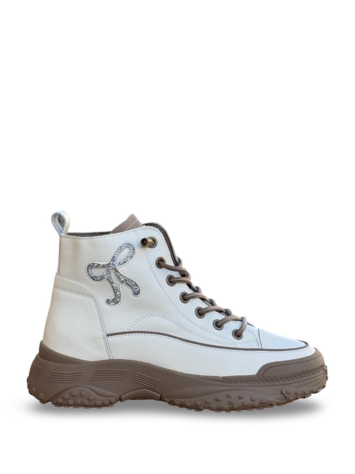 Guja K310-3 Tabanlı Kadın Sneaker Bot Bej