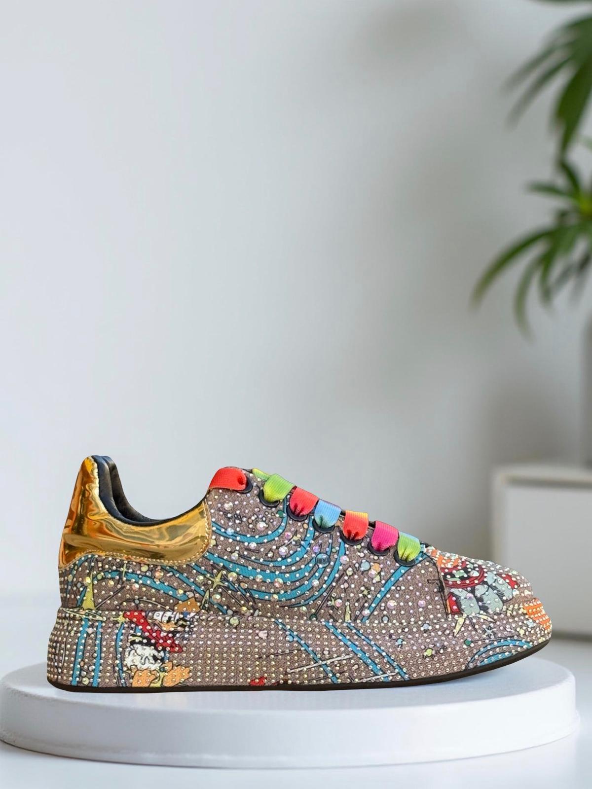 Guja Y451 Taşlı Kadın Sneaker Camel