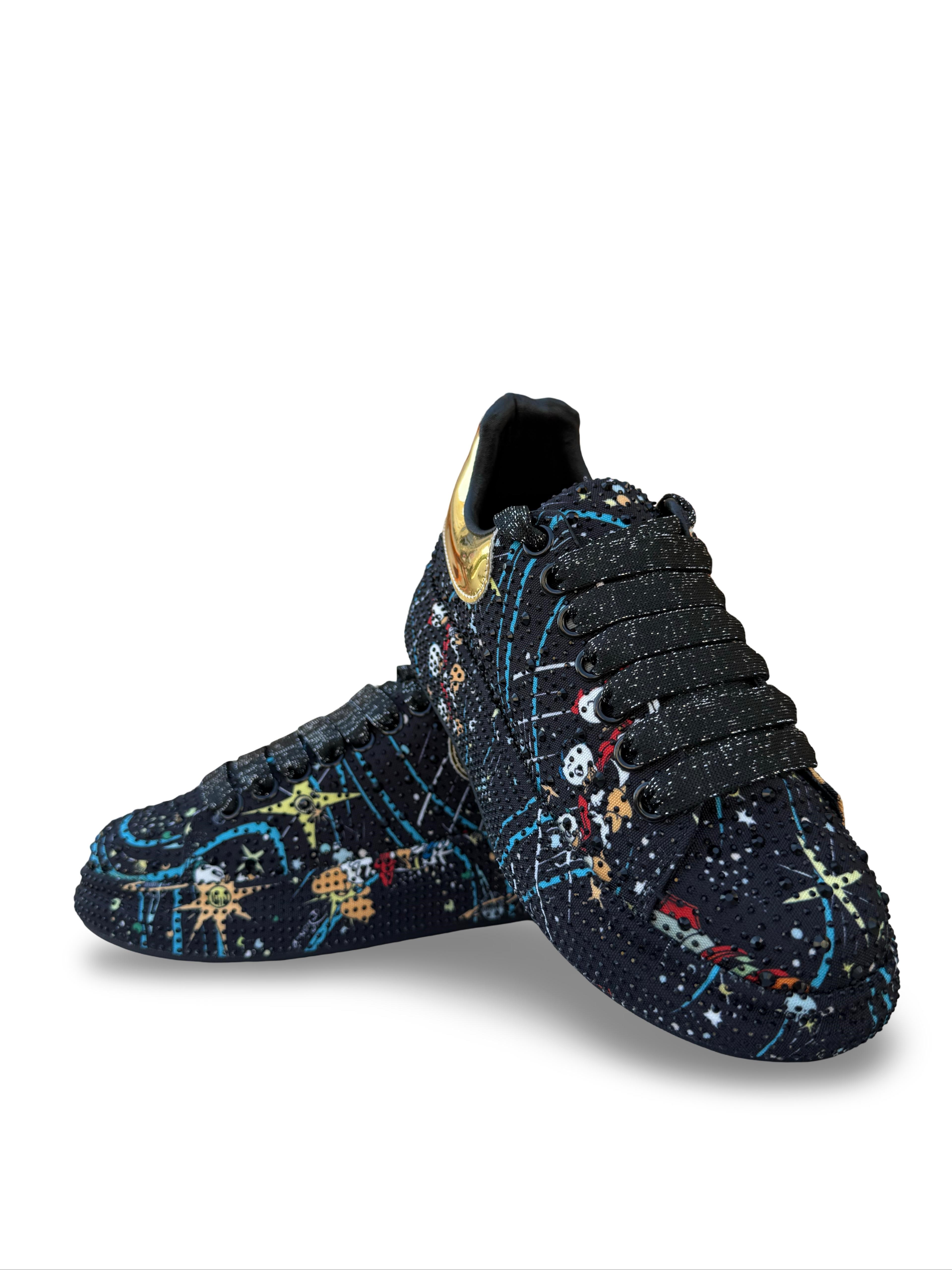 Guja Y451 Taşlı Kadın Sneaker Siyah