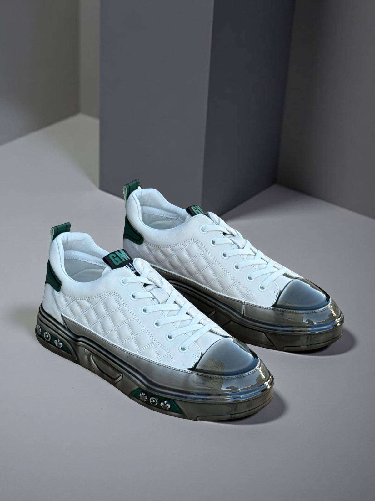Guja Y513-1 Şeffaf Taban Erkek Sneaker Beyaz
